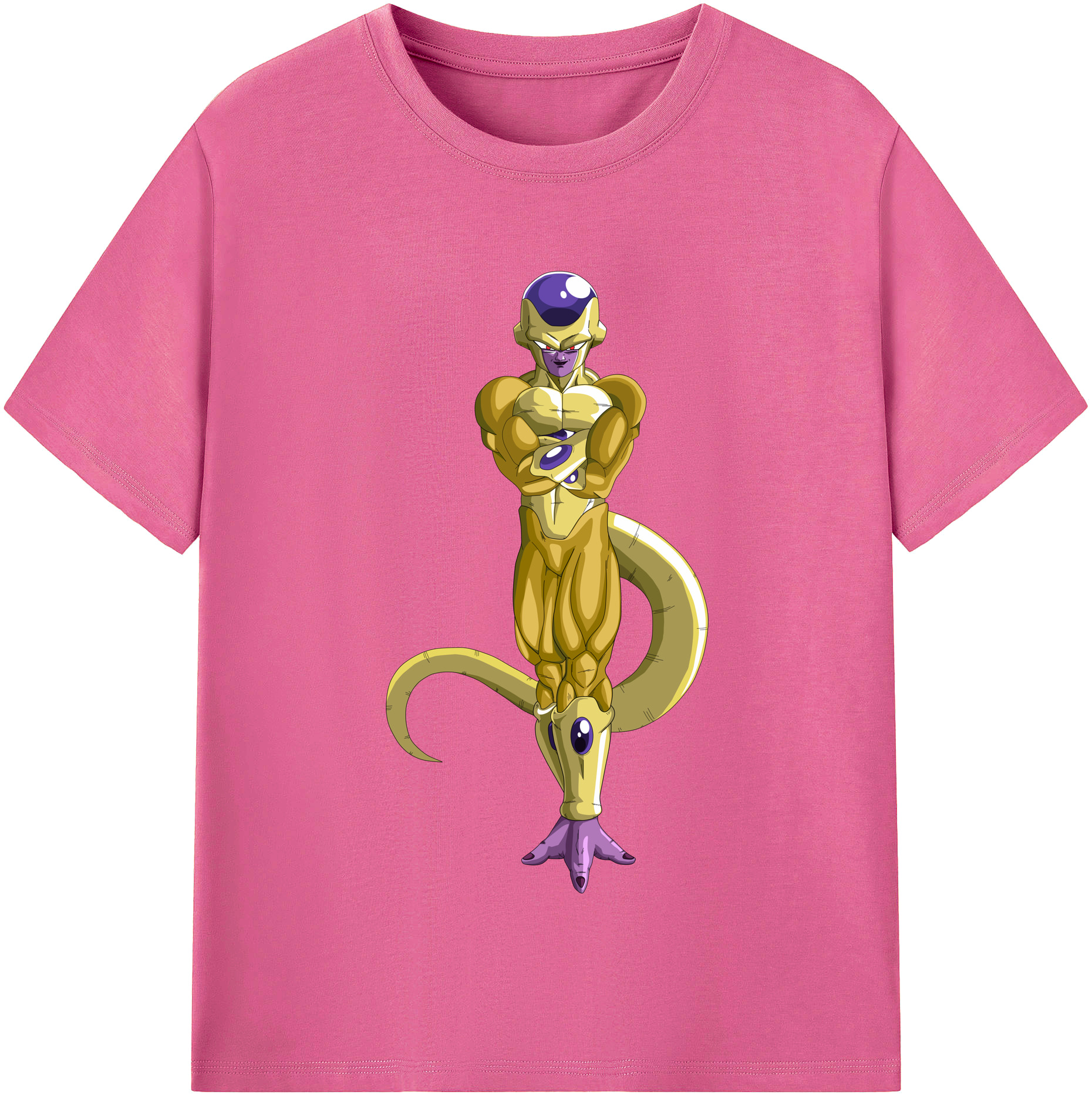 （画像用） ドラゴンボール フリーザ DRAGON BALL Frieza レディースカジュアルプリントTシャツ（綿100％）