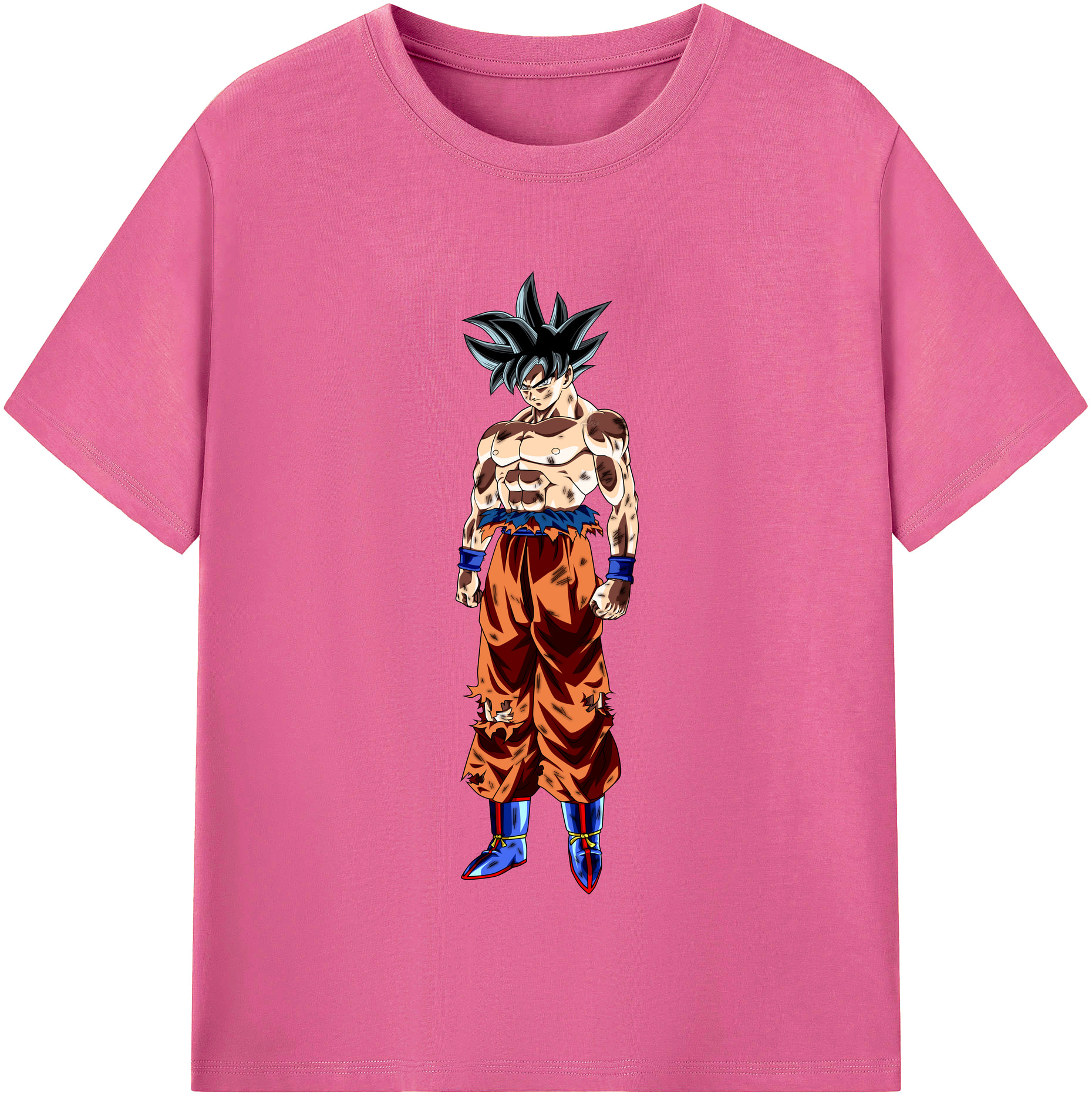 （画像用） ドラゴンボール 孫悟空（そん ごくう）Son Goku カカロット DRAGON BALL Kakarotto レディースカジュアルプリントTシャツ（綿100％）