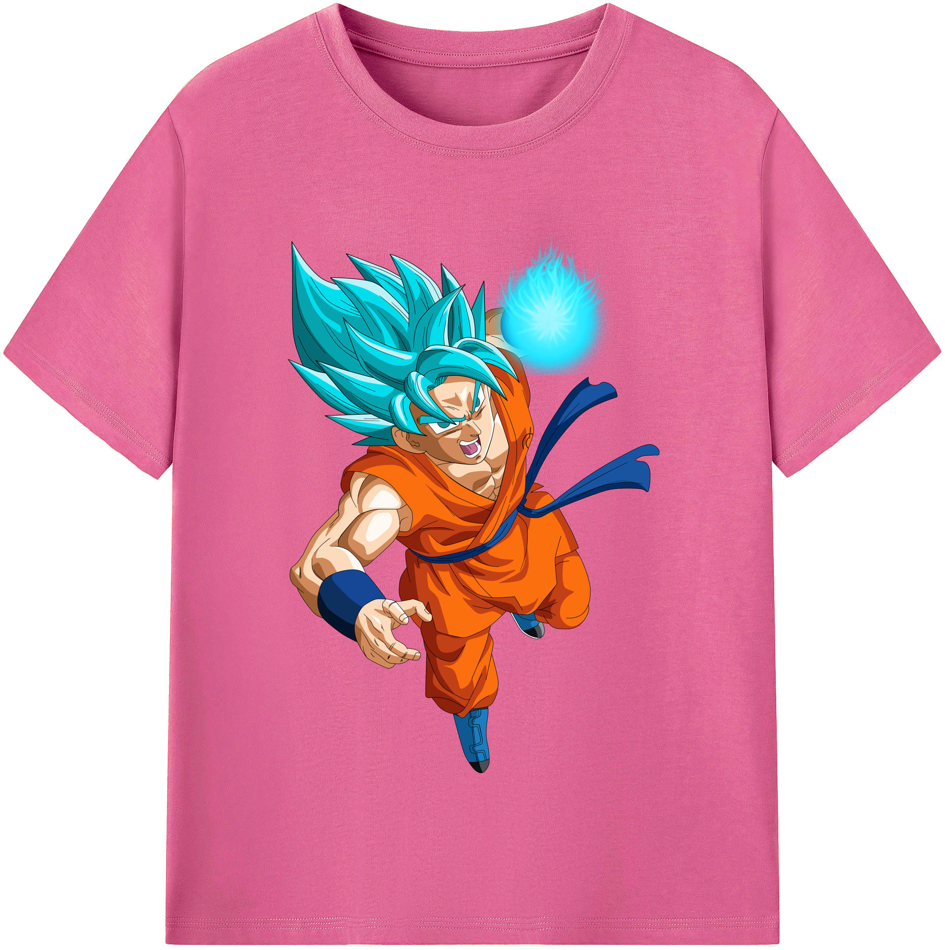 （画像用） ドラゴンボール 孫悟空（そん ごくう）Son Goku カカロット DRAGON BALL Kakarotto レディースカジュアルプリントTシャツ（綿100％）