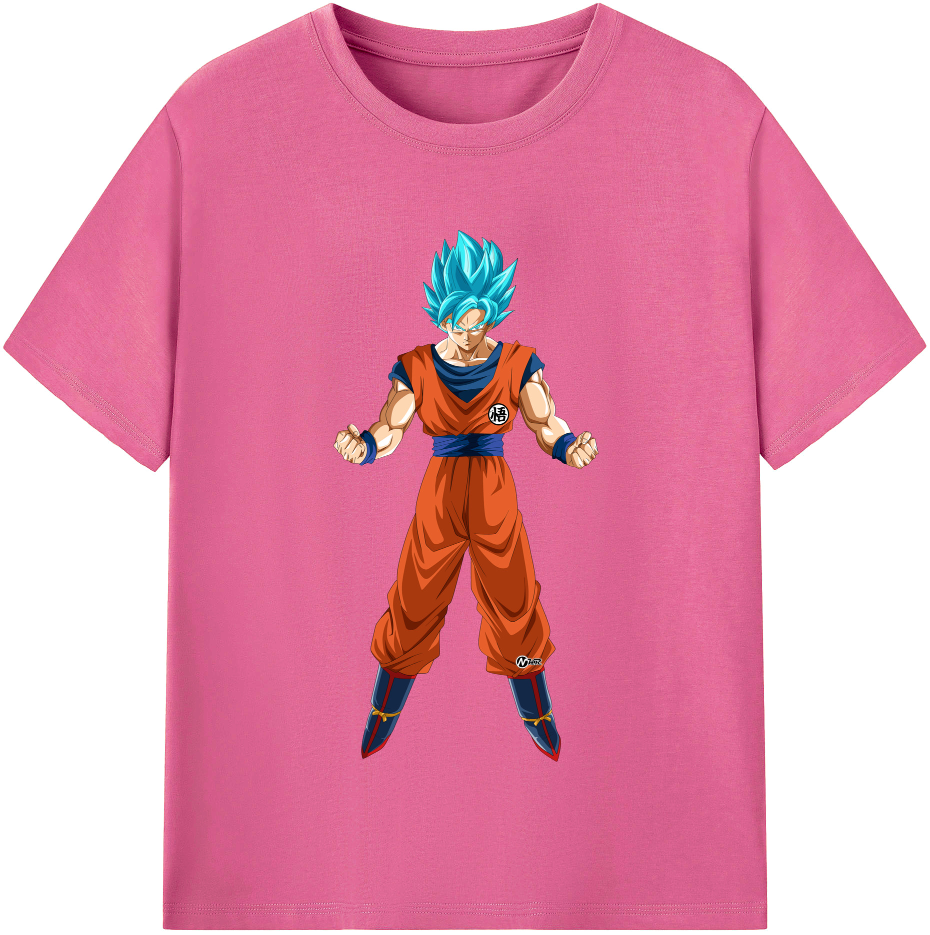 （画像用） ドラゴンボール 孫悟空（そん ごくう）Son Goku カカロット DRAGON BALL Kakarotto レディースカジュアルプリントTシャツ（綿100％）