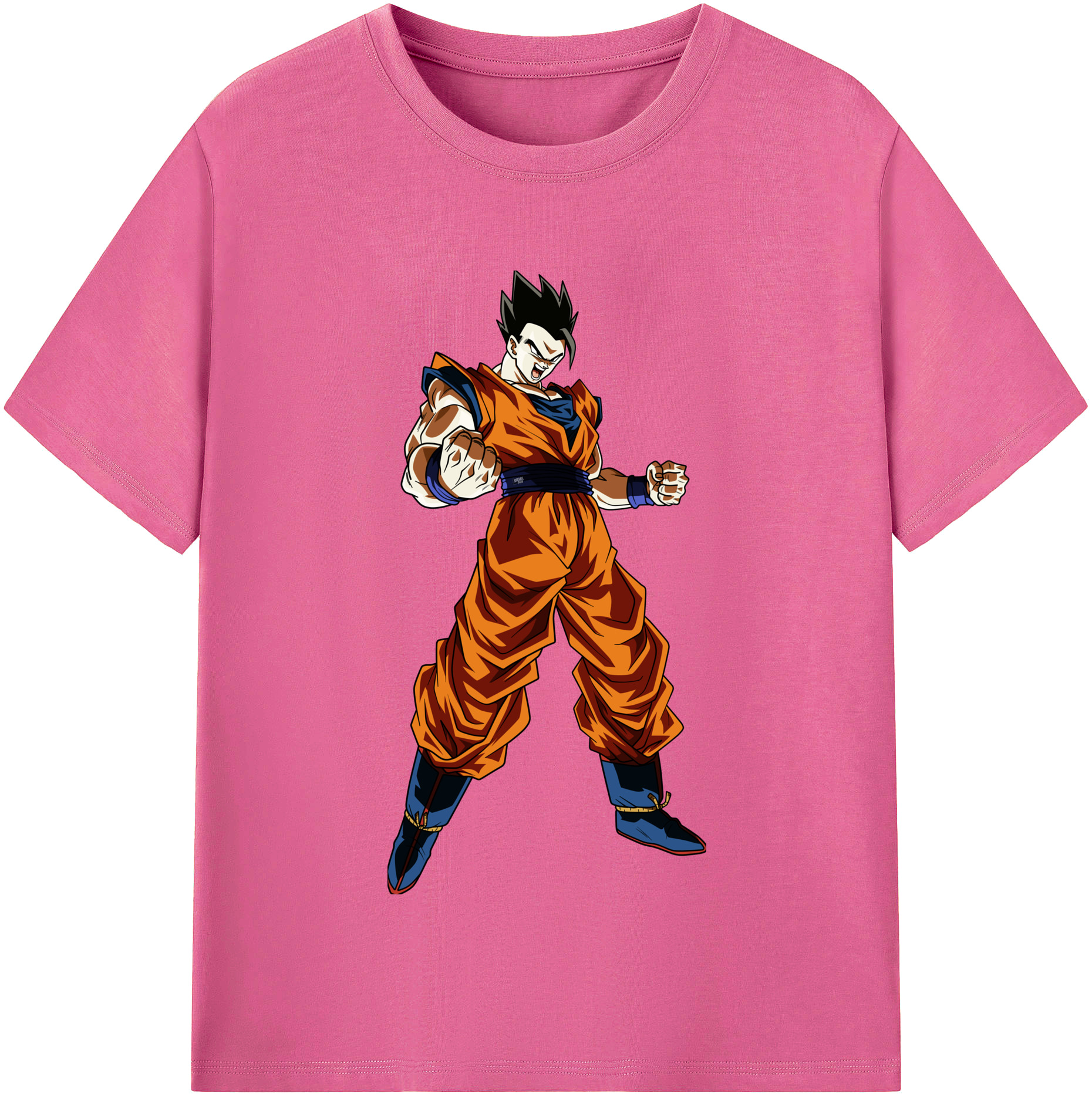 （画像用） ドラゴンボール 孫 悟飯（そんごはん）DRAGON BALL Son Gohan レディースカジュアルプリントTシャツ（綿100％）