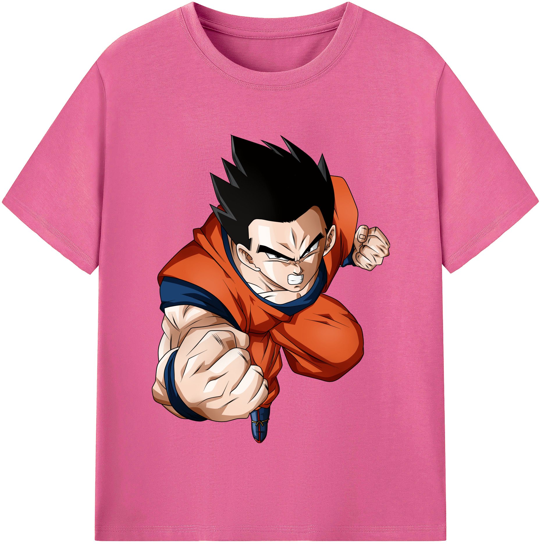 （画像用） ドラゴンボール 孫 悟飯（そんごはん）DRAGON BALL Son Gohan レディースカジュアルプリントTシャツ（綿100％）