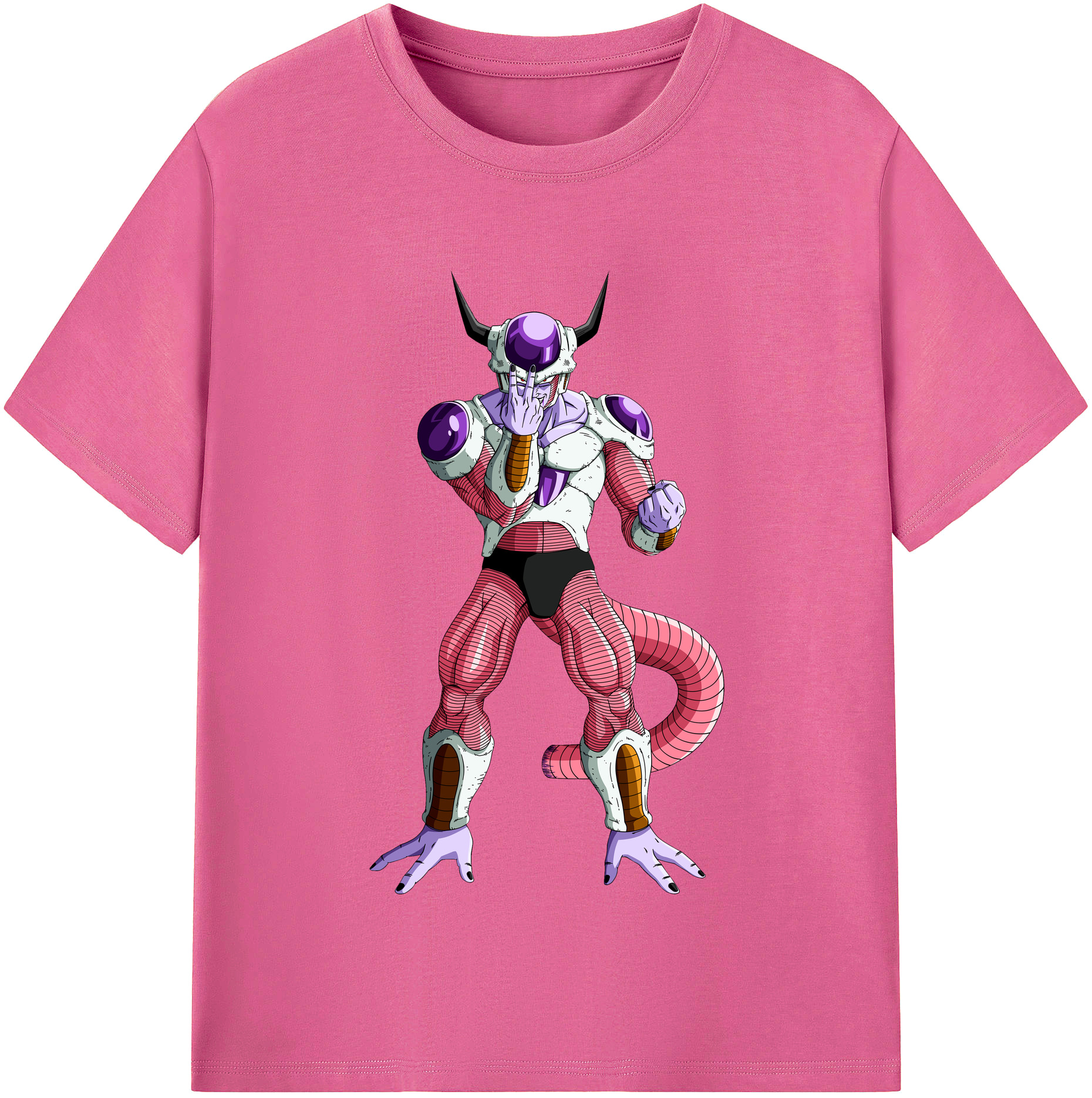 （画像用） ドラゴンボール フリーザ DRAGON BALL Frieza レディースカジュアルプリントTシャツ（綿100％）