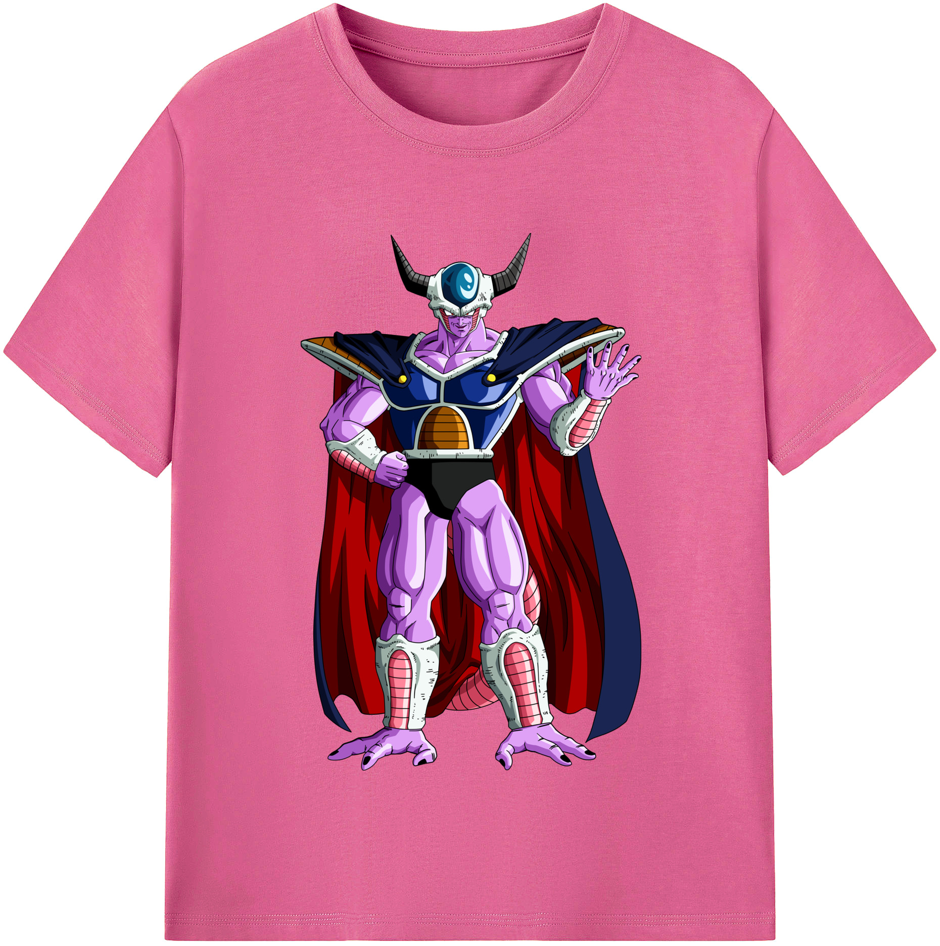 （画像用） ドラゴンボール コルド大王 DRAGON BALL King Cold レディースカジュアルプリントTシャツ（綿100％）