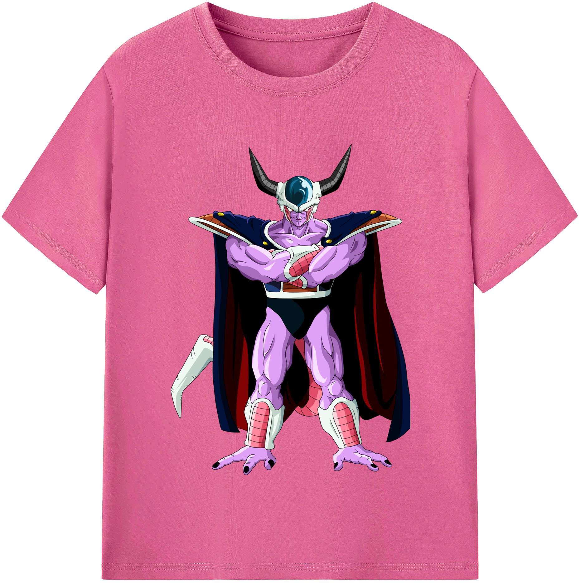 （画像用） ドラゴンボール コルド大王 DRAGON BALL King Cold レディースカジュアルプリントTシャツ（綿100％）