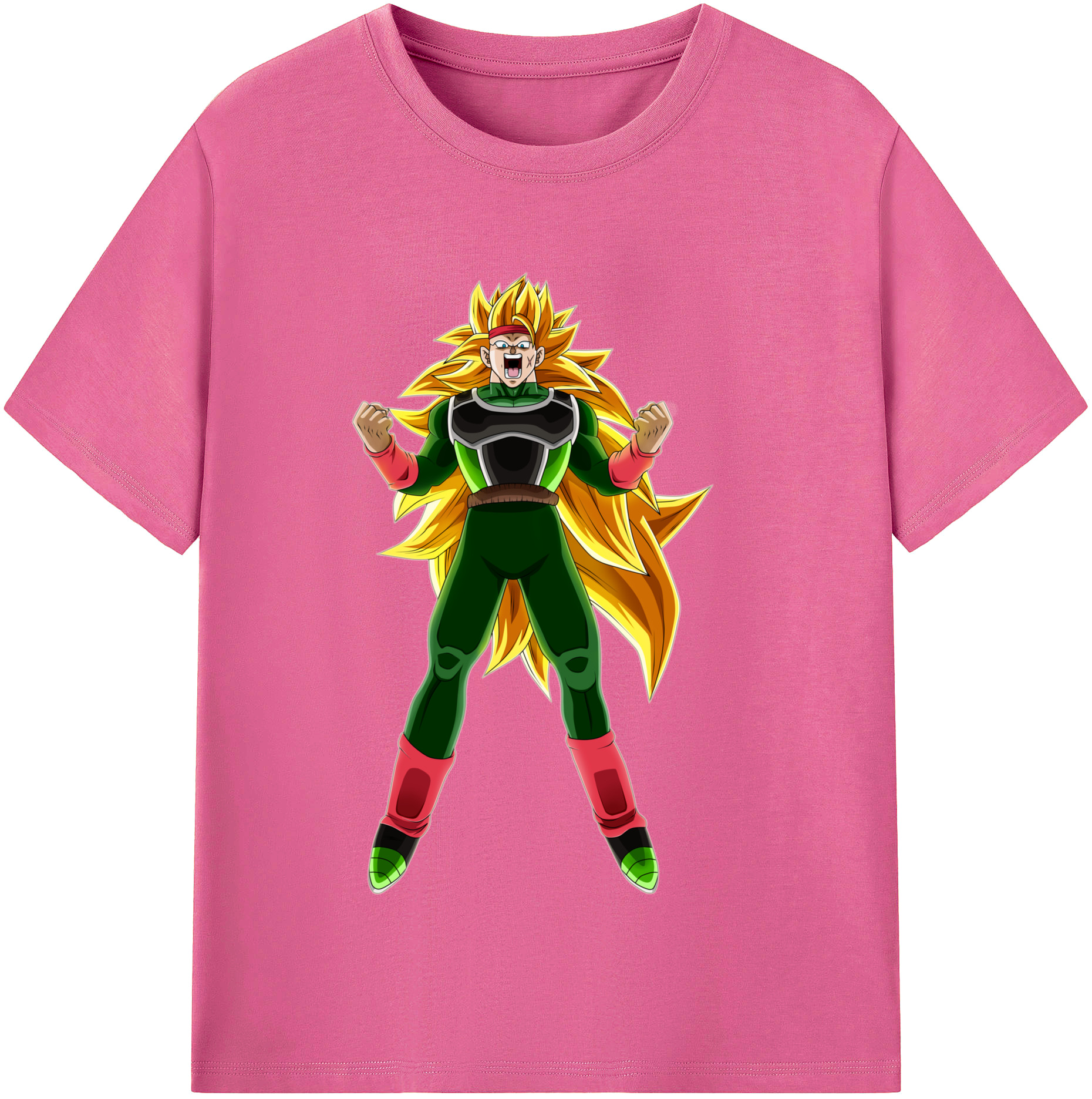 （画像用） ドラゴンボール ブロリー DRAGON BALL Broli レディースカジュアルプリントTシャツ（綿100％）