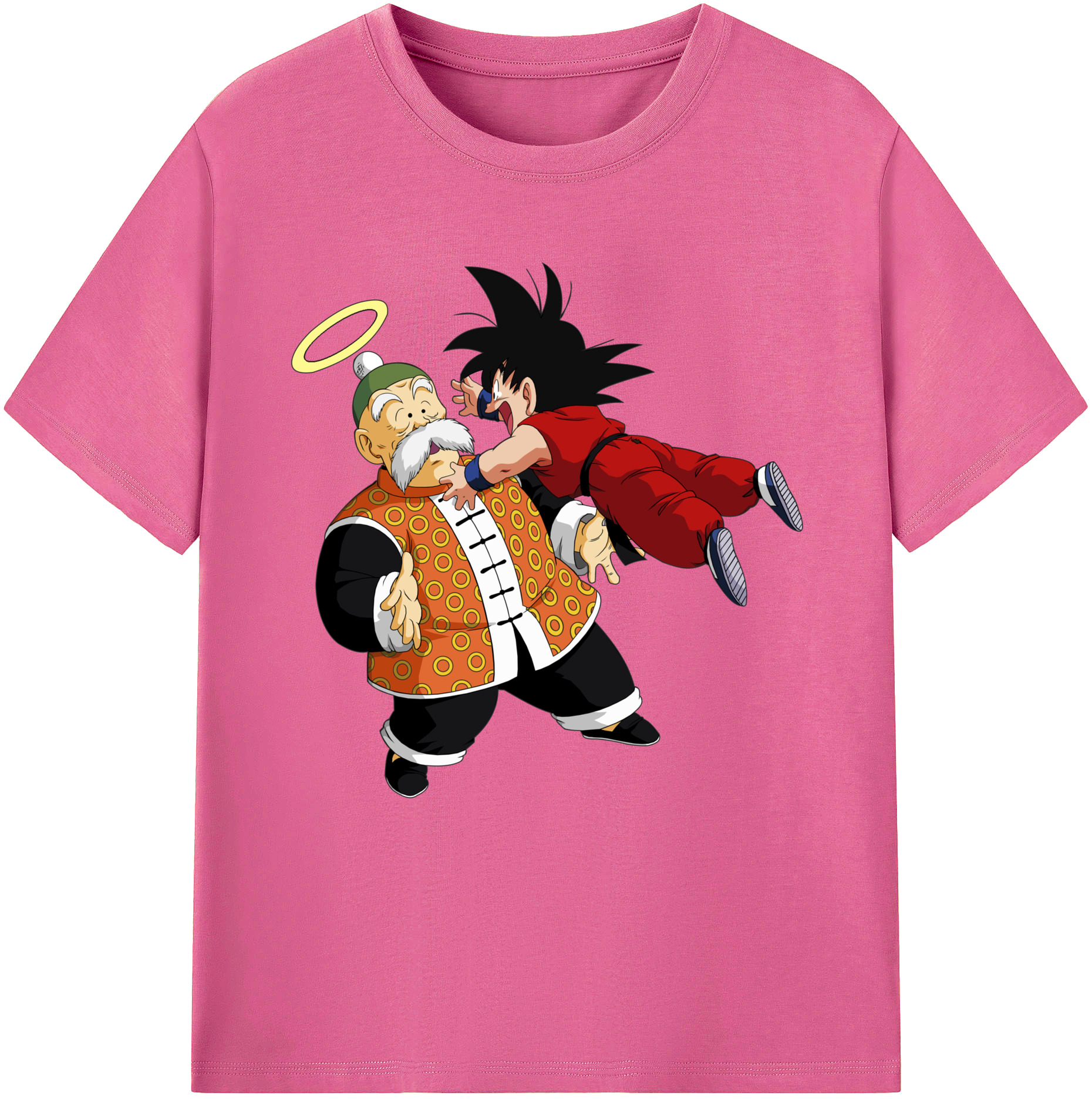 （画像用） ドラゴンボール 孫悟空（そん ごくう）Son Goku カカロット DRAGON BALL Kakarotto レディースカジュアルプリントTシャツ（綿100％）
