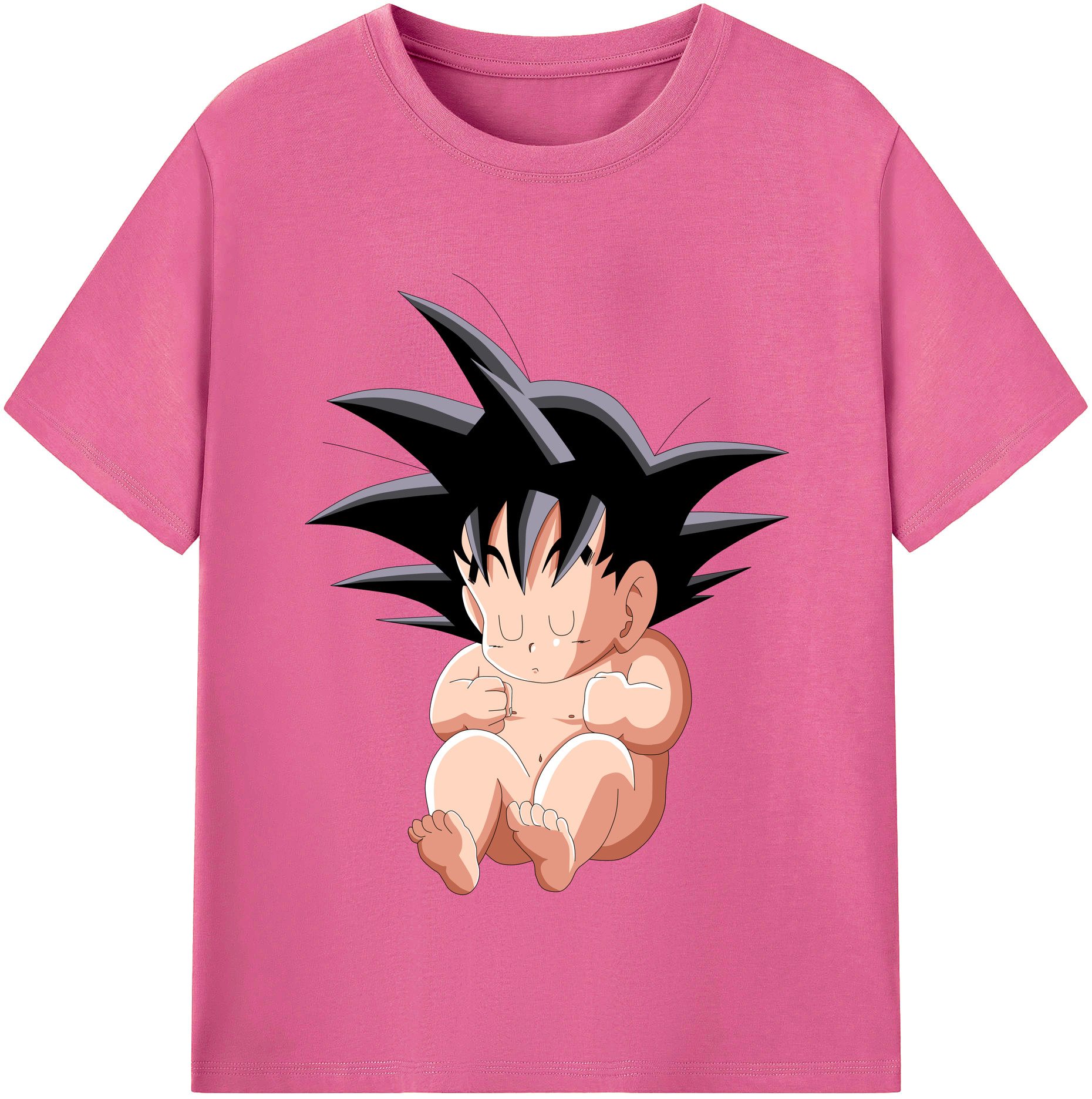 （画像用） ドラゴンボール 孫悟空（そん ごくう）Son Goku カカロット DRAGON BALL Kakarotto レディースカジュアルプリントTシャツ（綿100％）
