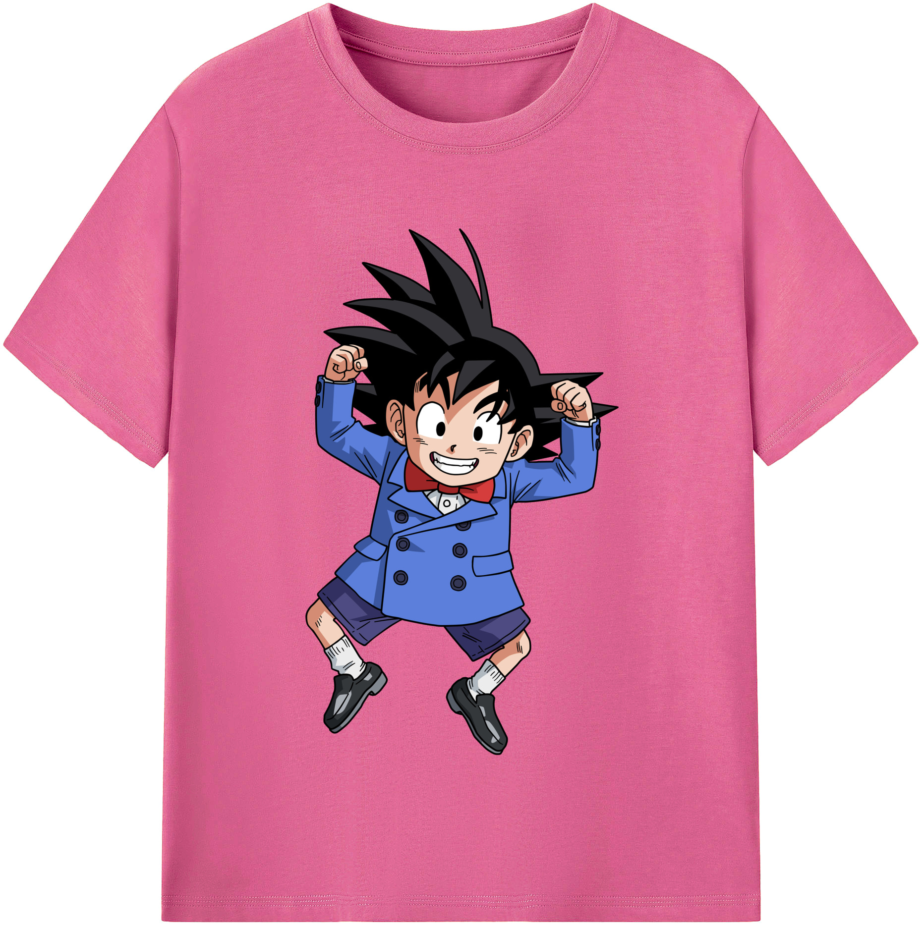 （画像用） ドラゴンボール 孫悟空（そん ごくう）Son Goku カカロット DRAGON BALL Kakarotto レディースカジュアルプリントTシャツ（綿100％）