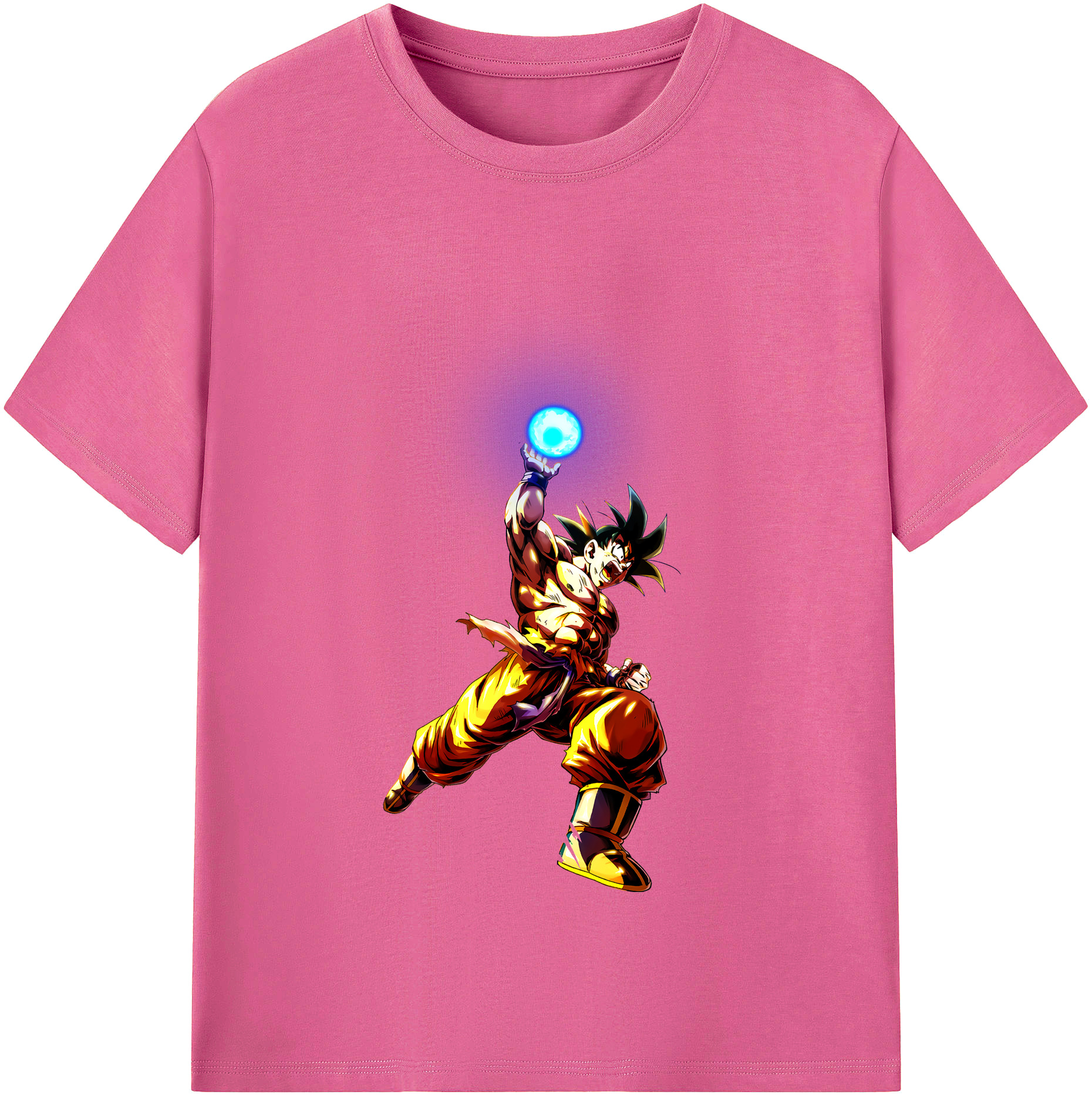 （画像用） ドラゴンボール 孫悟空（そん ごくう）Son Goku カカロット DRAGON BALL Kakarotto レディースカジュアルプリントTシャツ（綿100％）