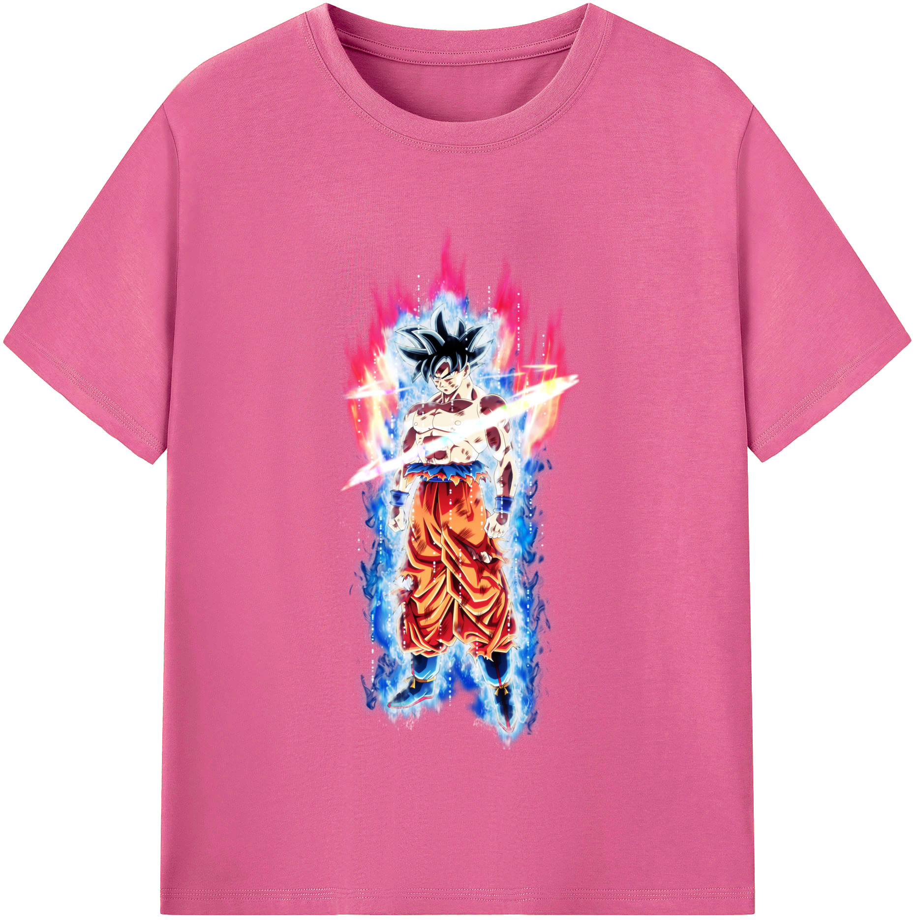 （画像用） ドラゴンボール 孫悟空（そん ごくう）Son Goku カカロット DRAGON BALL Kakarotto レディースカジュアルプリントTシャツ（綿100％）
