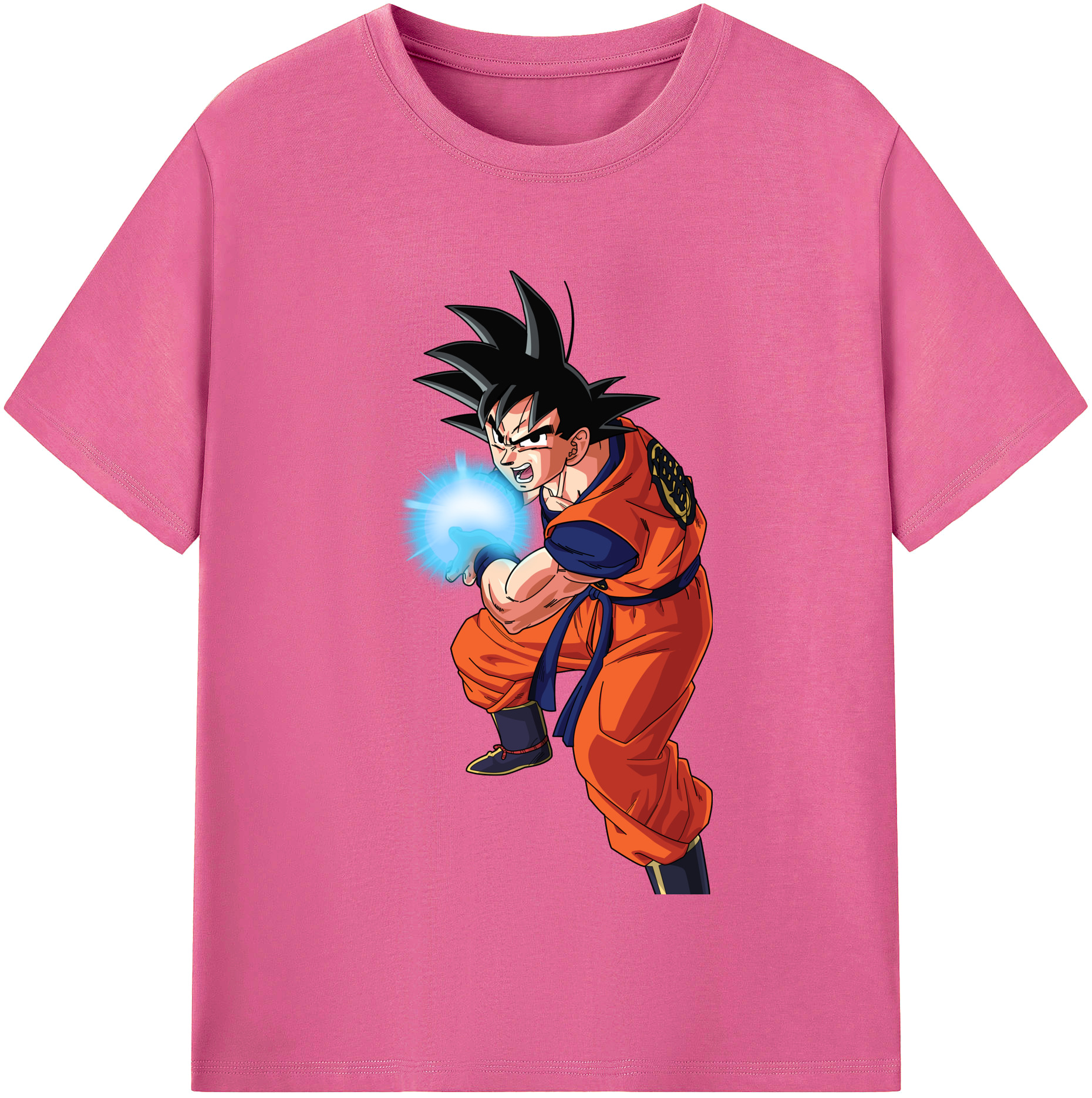 （画像用） ドラゴンボール 孫悟空（そん ごくう）Son Goku カカロット DRAGON BALL Kakarotto レディースカジュアルプリントTシャツ（綿100％）