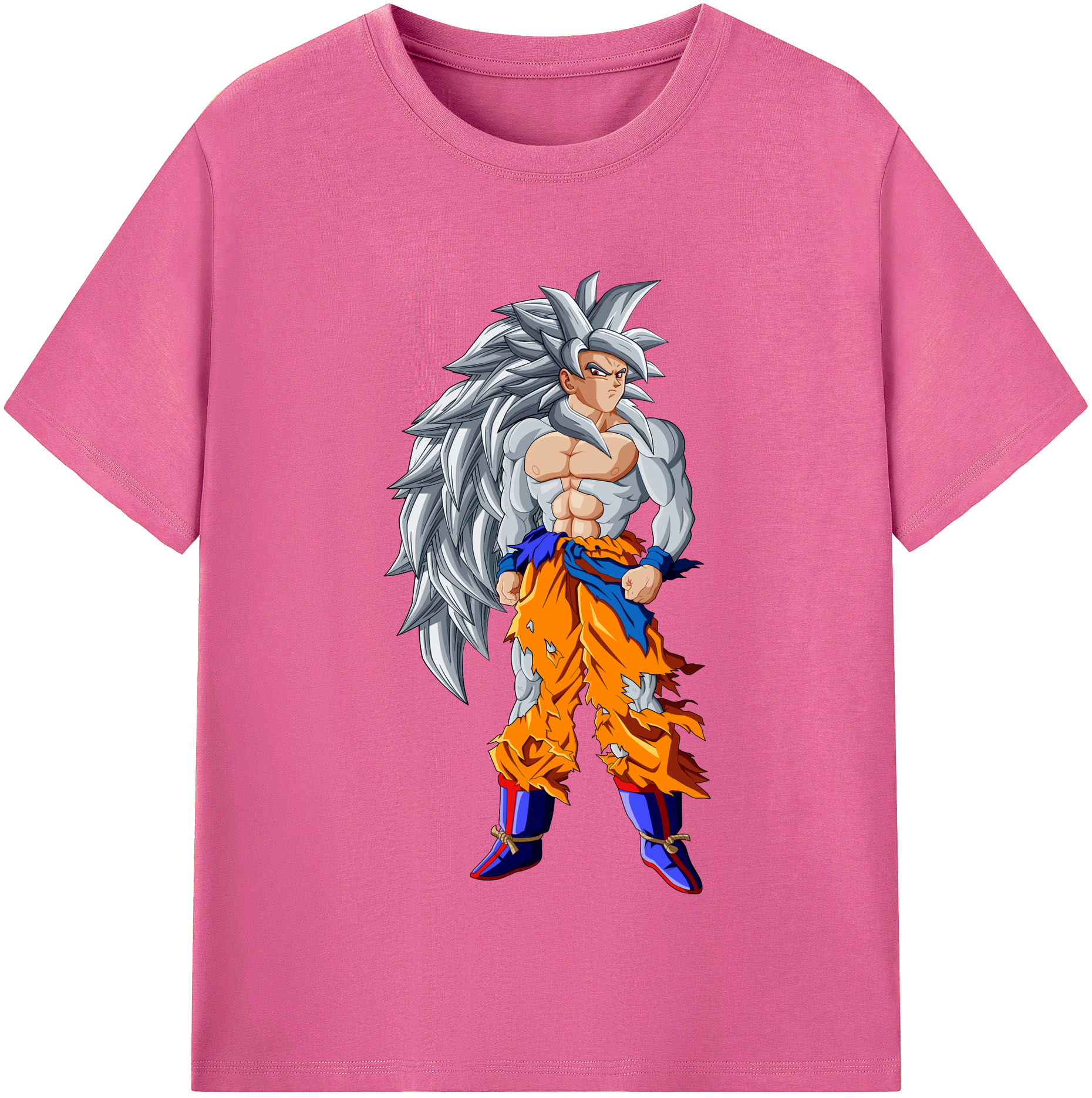 （画像用） ドラゴンボール 孫悟空（そん ごくう）Son Goku カカロット DRAGON BALL Kakarotto レディースカジュアルプリントTシャツ（綿100％）