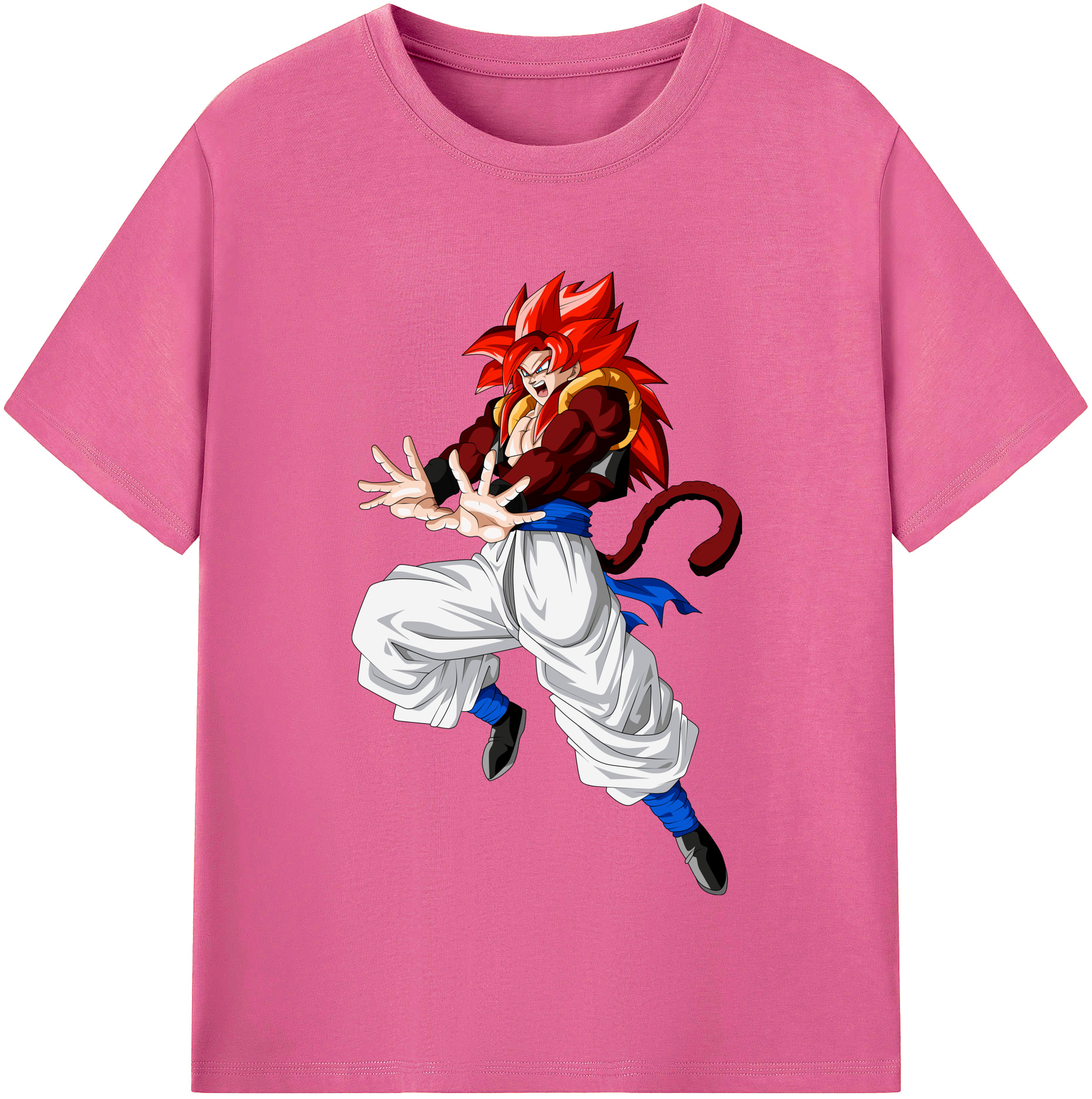 （画像用） ドラゴンボール 孫悟空（そん ごくう）Son Goku カカロット DRAGON BALL Kakarotto レディースカジュアルプリントTシャツ（綿100％）