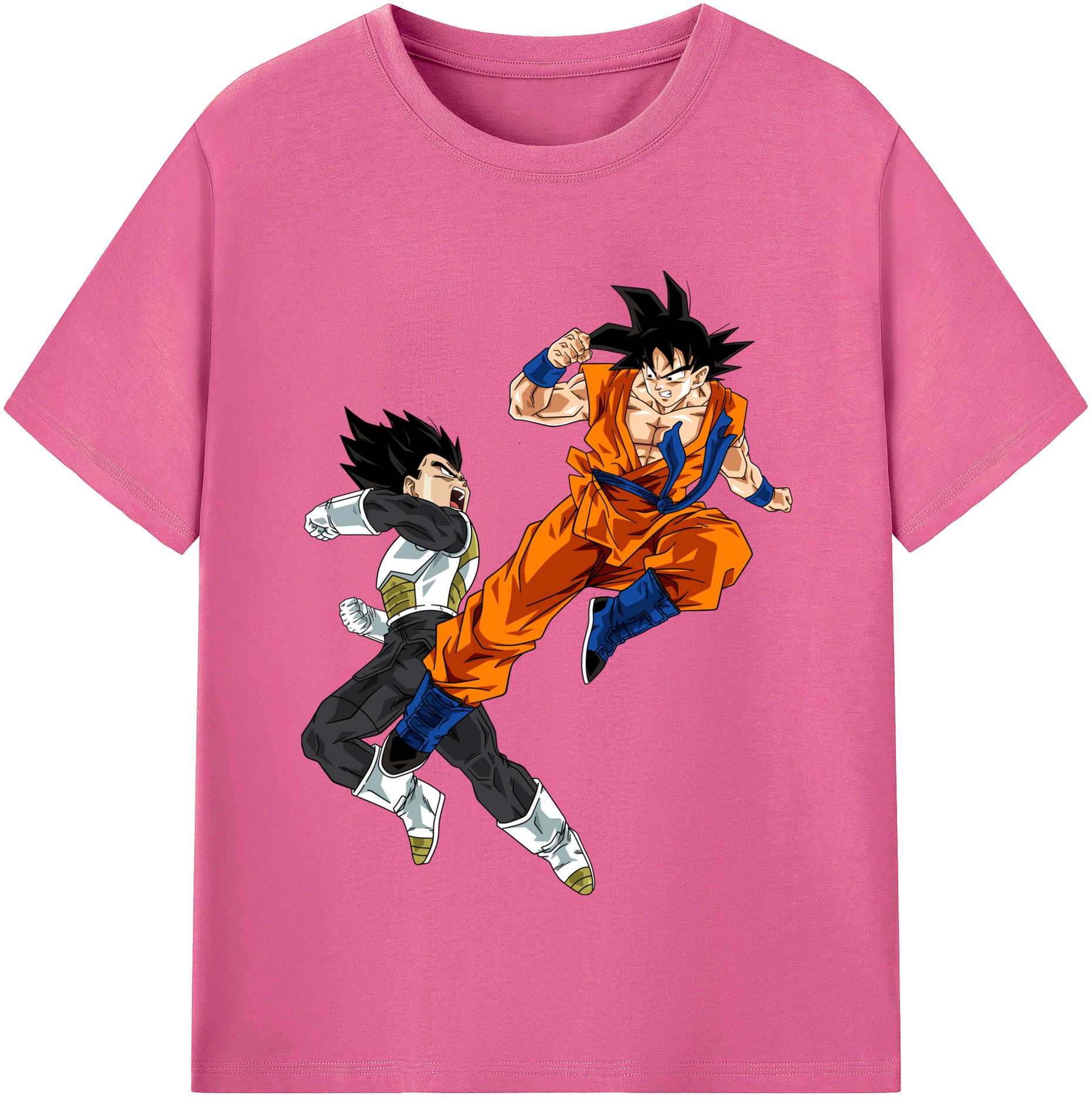 （画像用） ドラゴンボール 孫悟空（そん ごくう）Son Goku カカロット DRAGON BALL Kakarotto レディースカジュアルプリントTシャツ（綿100％）