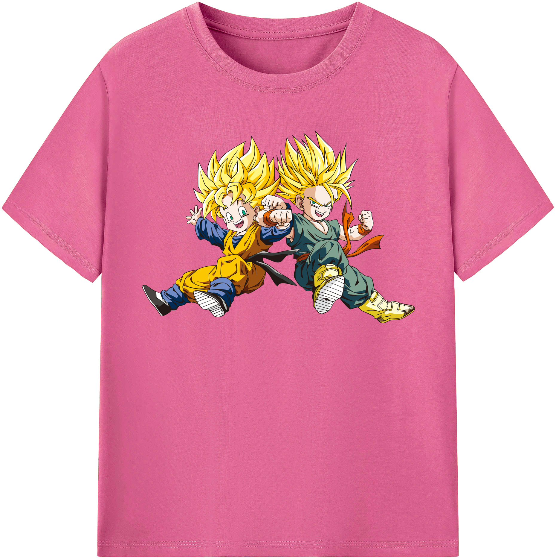 （画像用） ドラゴンボール 孫悟空（そん ごくう）Son Goku カカロット DRAGON BALL Kakarotto レディースカジュアルプリントTシャツ（綿100％）