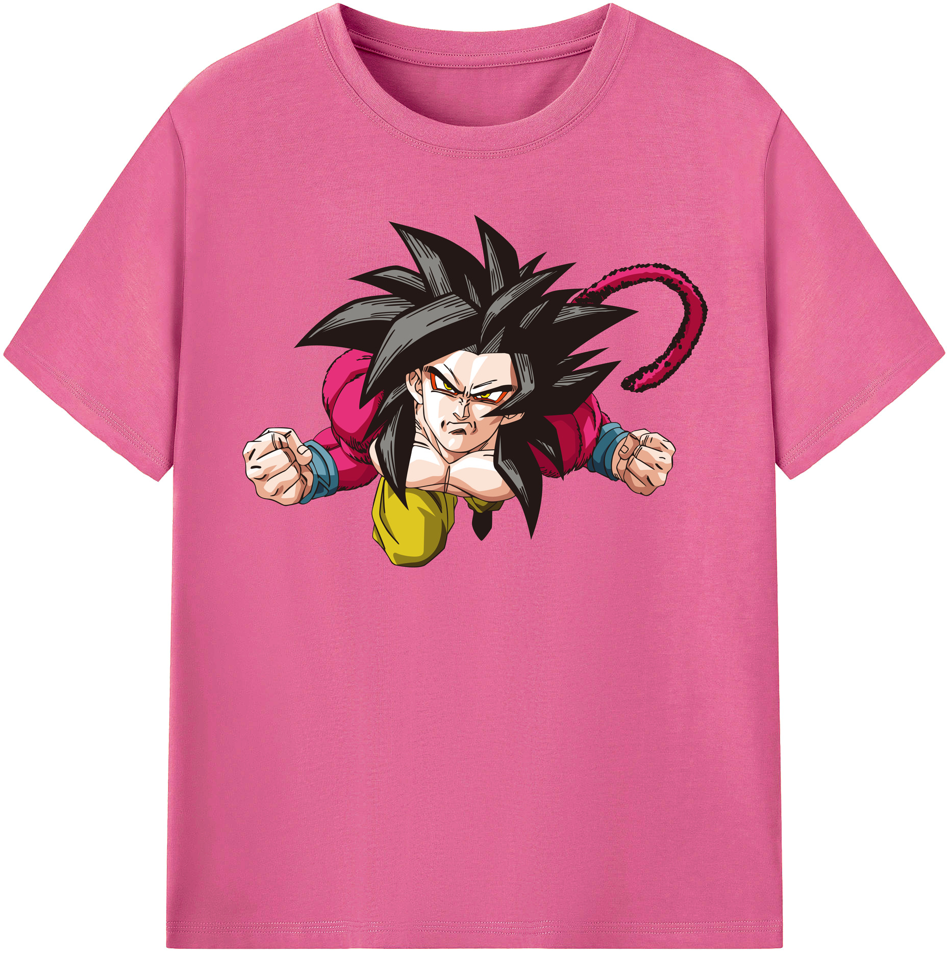 （画像用） ドラゴンボール 孫悟空（そん ごくう）Son Goku カカロット DRAGON BALL Kakarotto レディースカジュアルプリントTシャツ（綿100％）