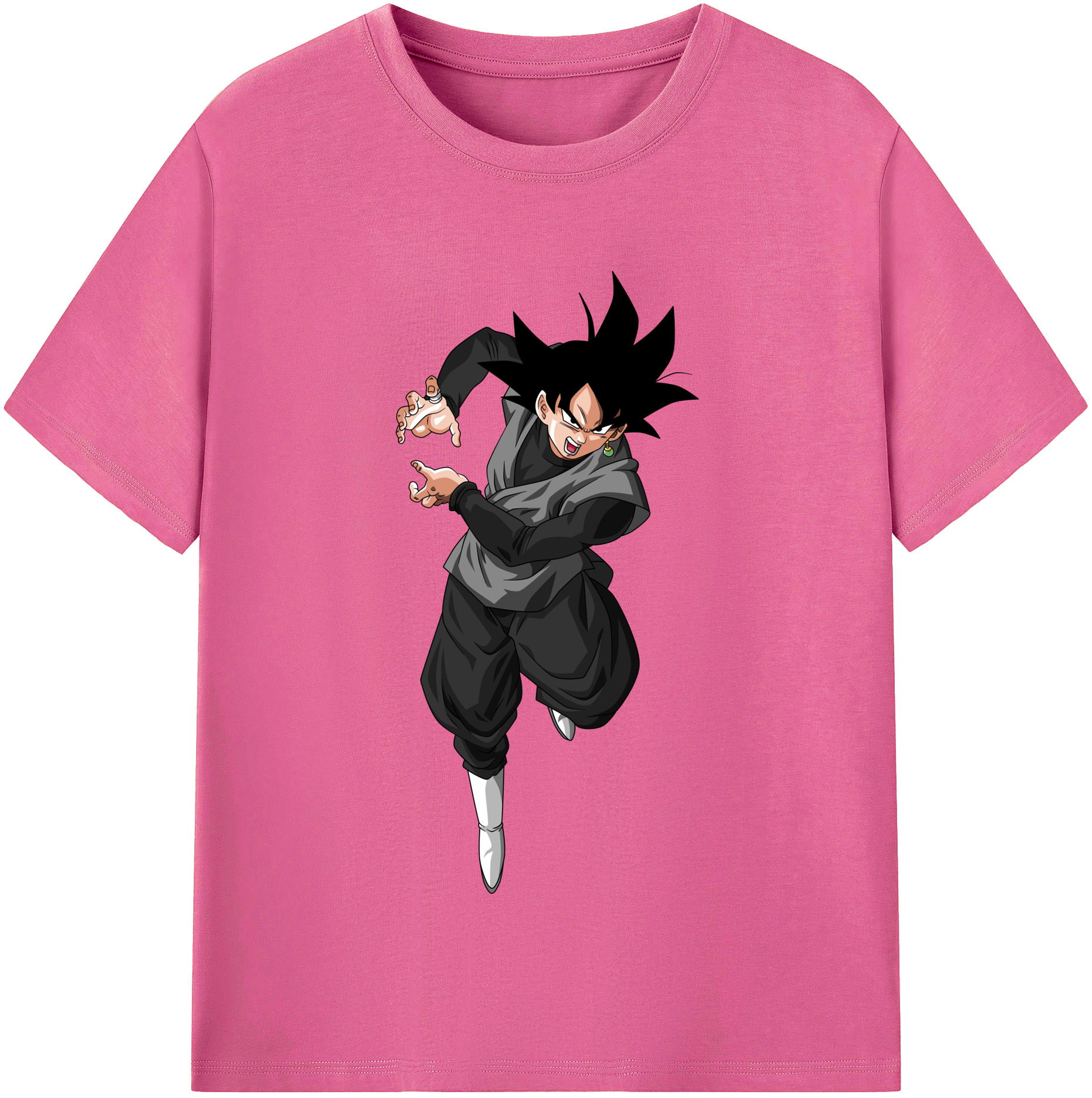 （画像用） ドラゴンボール ベジータ四世（Bejīta Yonsei）DRAGON BALL Vegeta IV レディースカジュアルプリントTシャツ（綿100％）