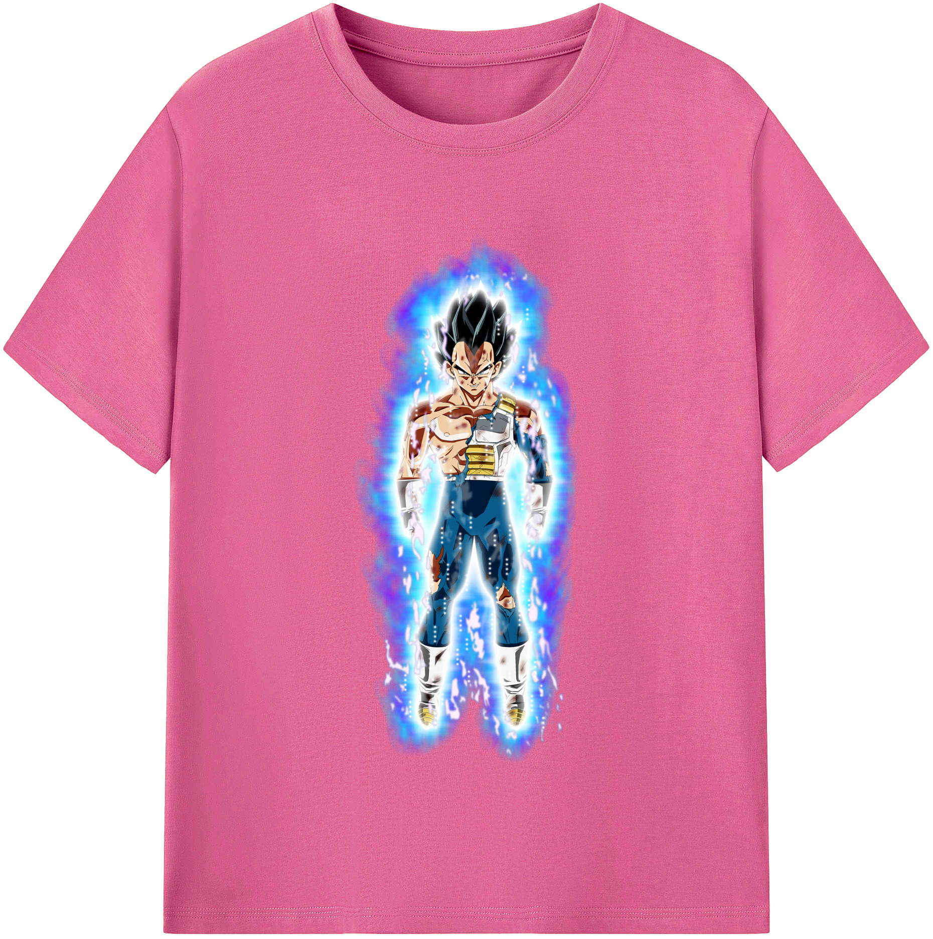 （画像用） ドラゴンボール ベジータ四世（Bejīta Yonsei）DRAGON BALL Vegeta IV レディースカジュアルプリントTシャツ（綿100％）