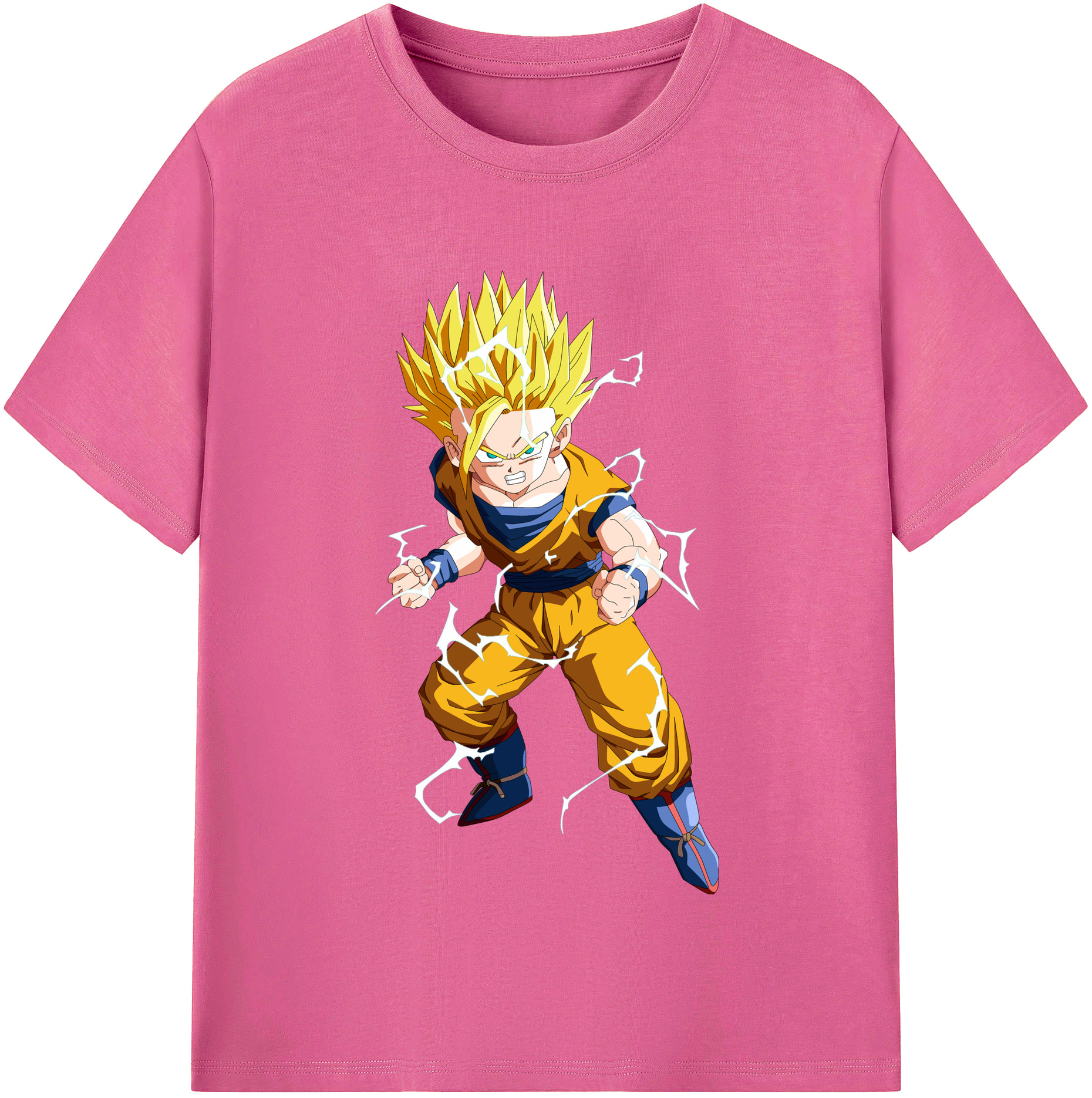 （画像用） ドラゴンボール 孫 悟飯（そんごはん）DRAGON BALL Son Gohan レディースカジュアルプリントTシャツ（綿100％）