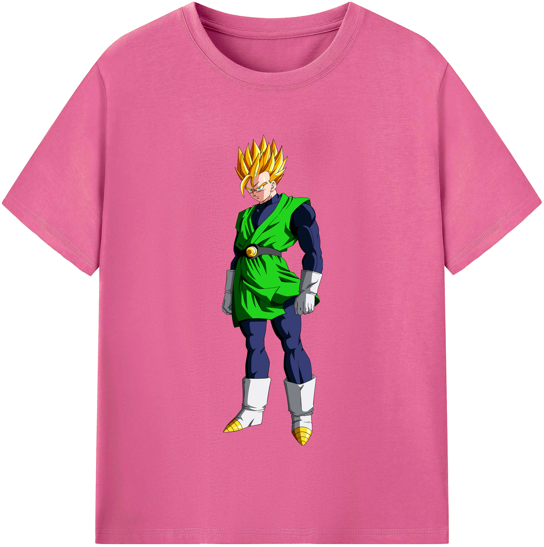 （画像用） ドラゴンボール 孫 悟飯（そんごはん）DRAGON BALL Son Gohan レディースカジュアルプリントTシャツ（綿100％）