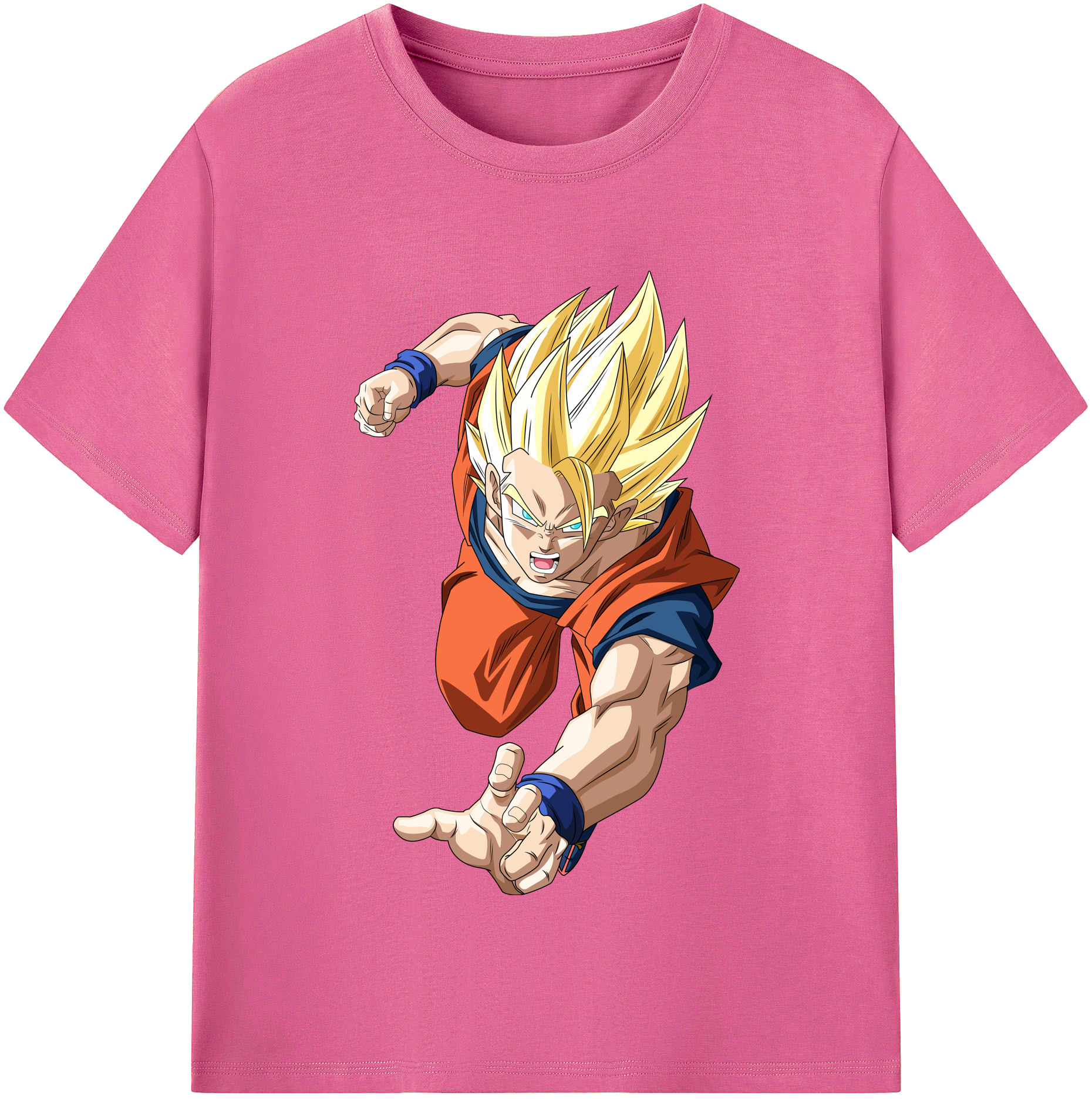 （画像用） ドラゴンボール 孫 悟飯（そんごはん）DRAGON BALL Son Gohan レディースカジュアルプリントTシャツ（綿100％）