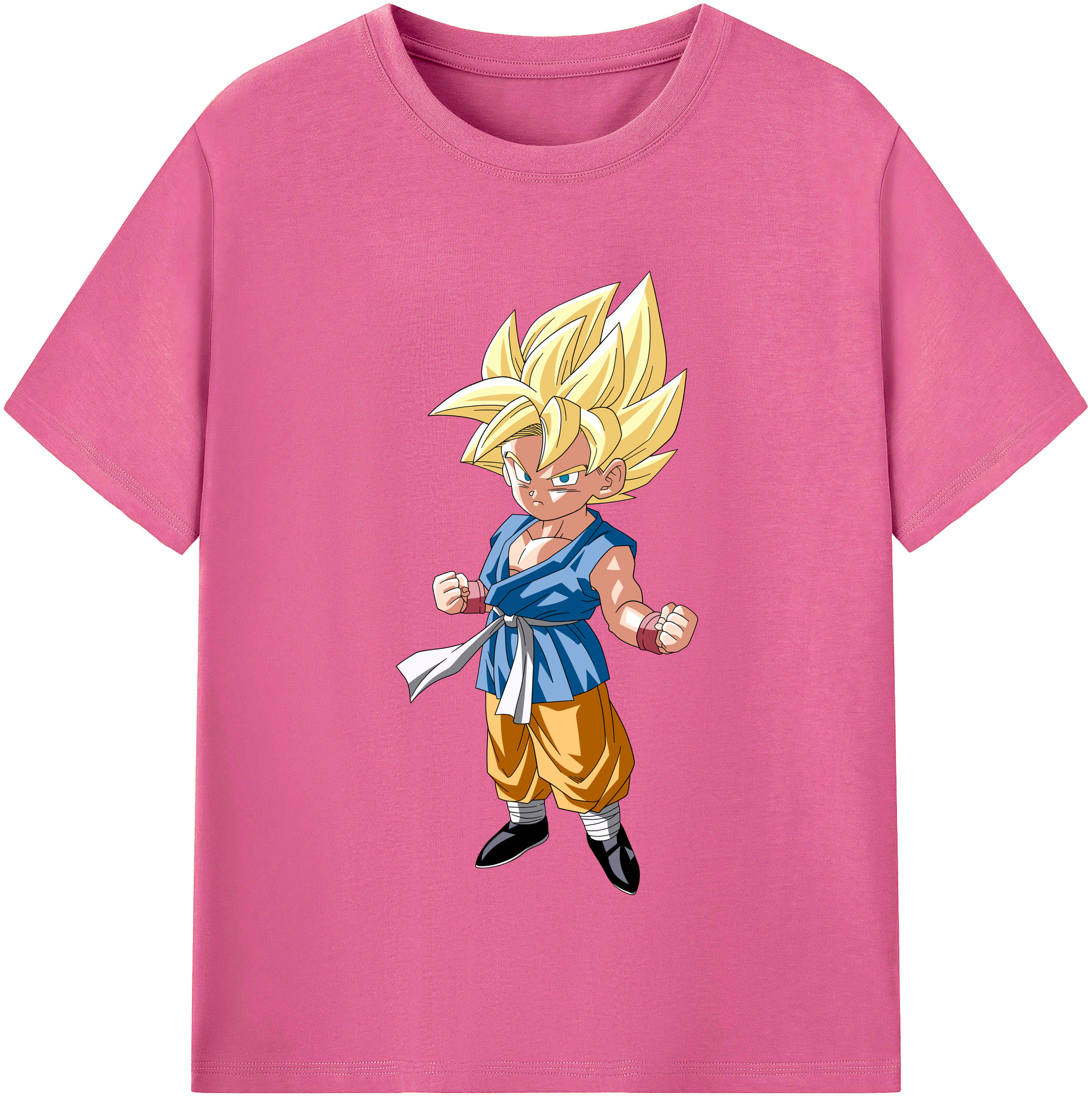 （画像用） ドラゴンボール 孫 悟飯（そんごはん）DRAGON BALL Son Gohan レディースカジュアルプリントTシャツ（綿100％）