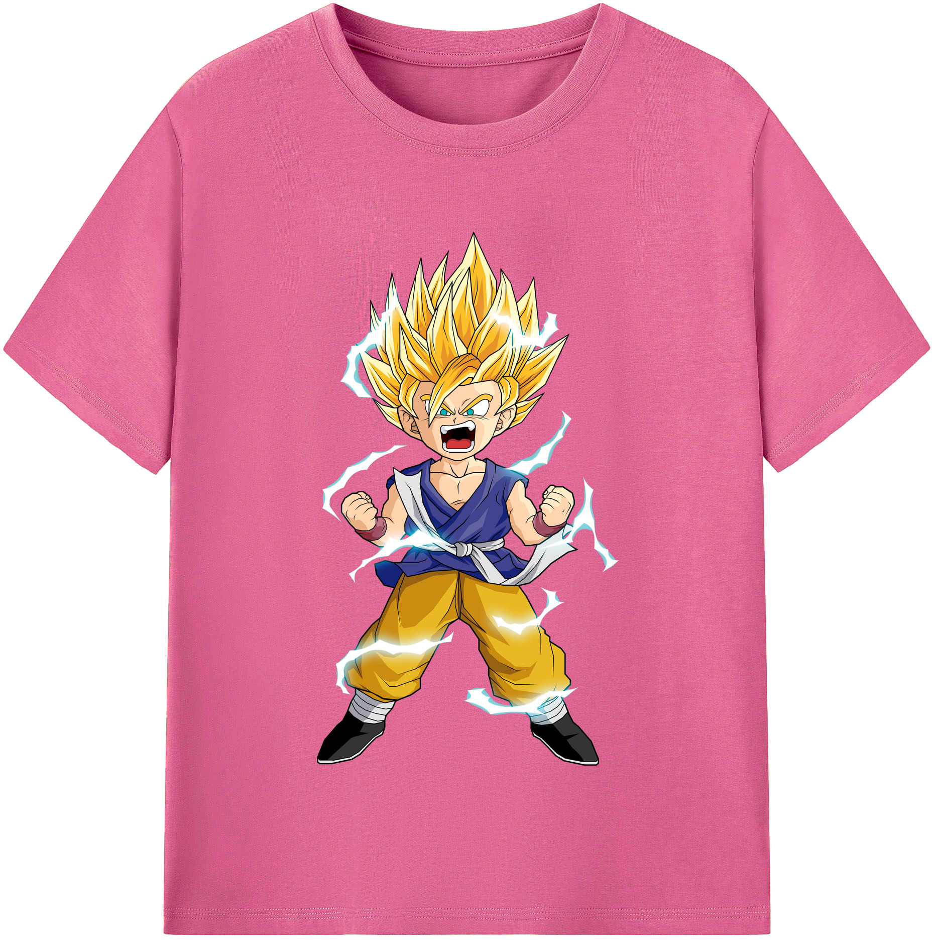 （画像用） ドラゴンボール 孫 悟飯（そんごはん）DRAGON BALL Son Gohan レディースカジュアルプリントTシャツ（綿100％）