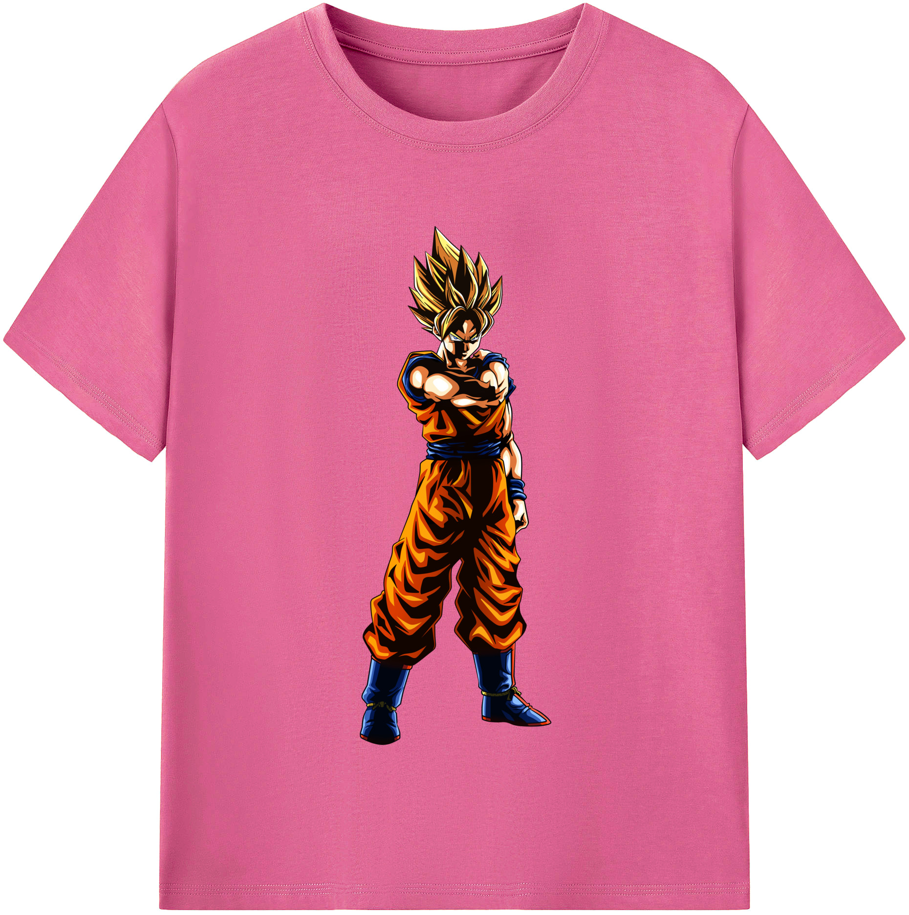 （画像用） ドラゴンボール 孫 悟飯（そんごはん）DRAGON BALL Son Gohan レディースカジュアルプリントTシャツ（綿100％）