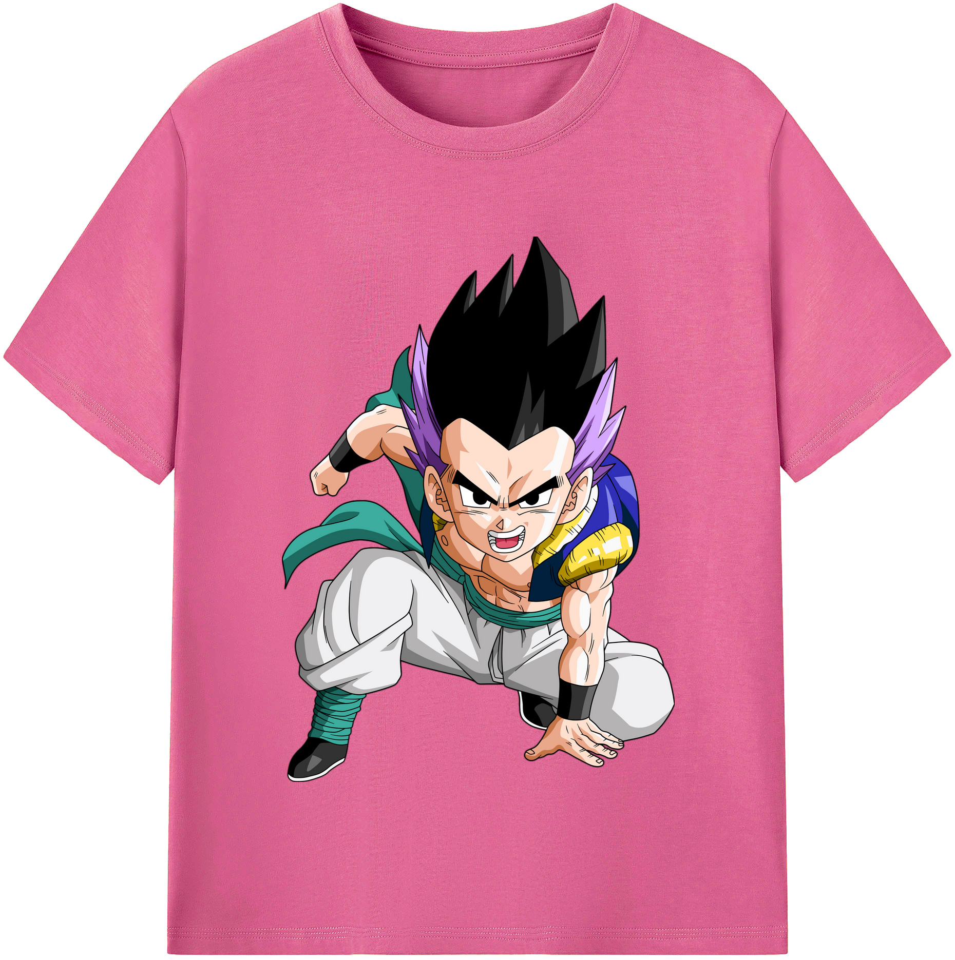 （画像用） ドラゴンボール 孫 悟飯（そんごはん）DRAGON BALL Son Gohan レディースカジュアルプリントTシャツ（綿100％）