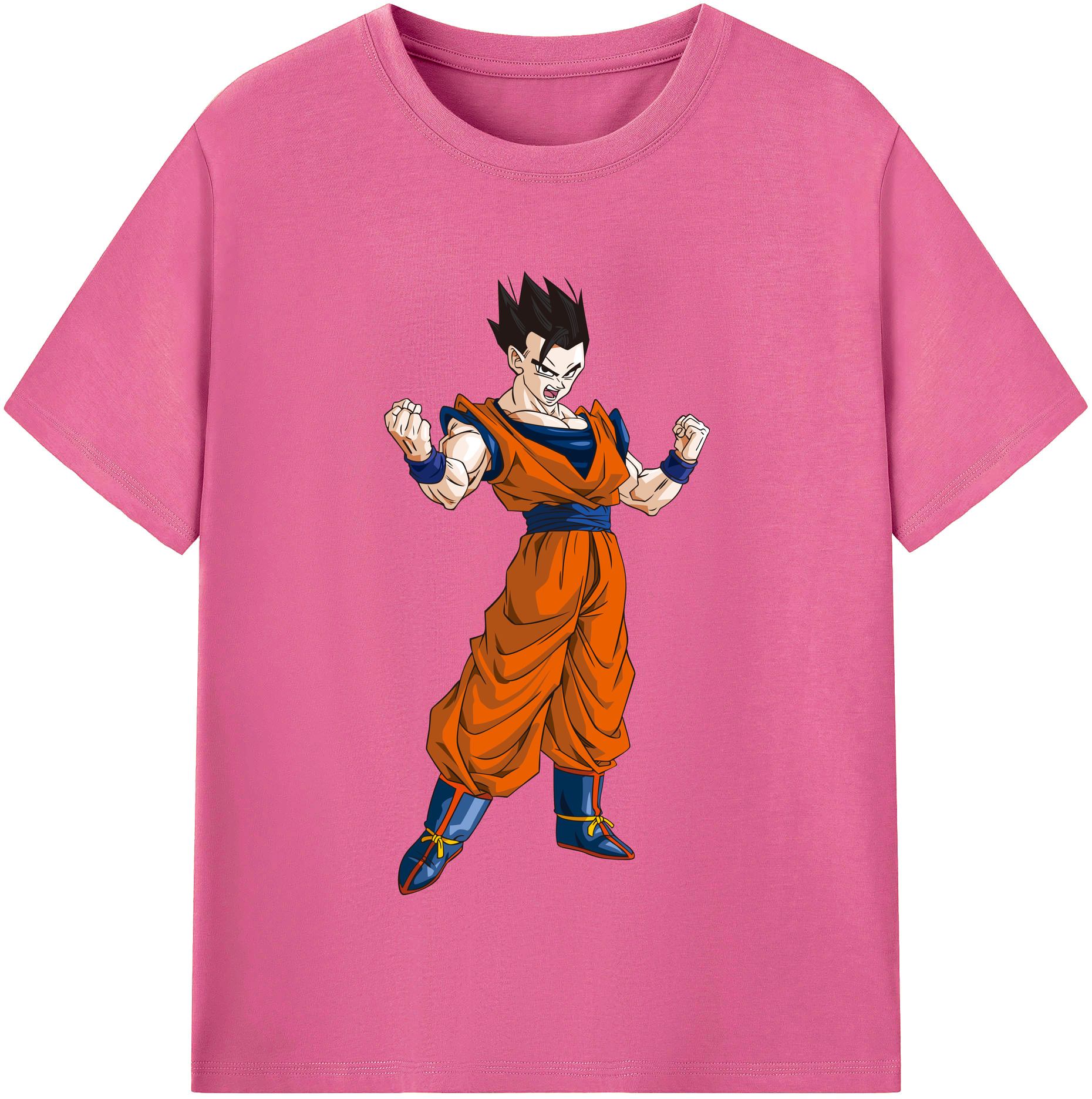 （画像用） ドラゴンボール 孫 悟飯（そんごはん）DRAGON BALL Son Gohan レディースカジュアルプリントTシャツ（綿100％）