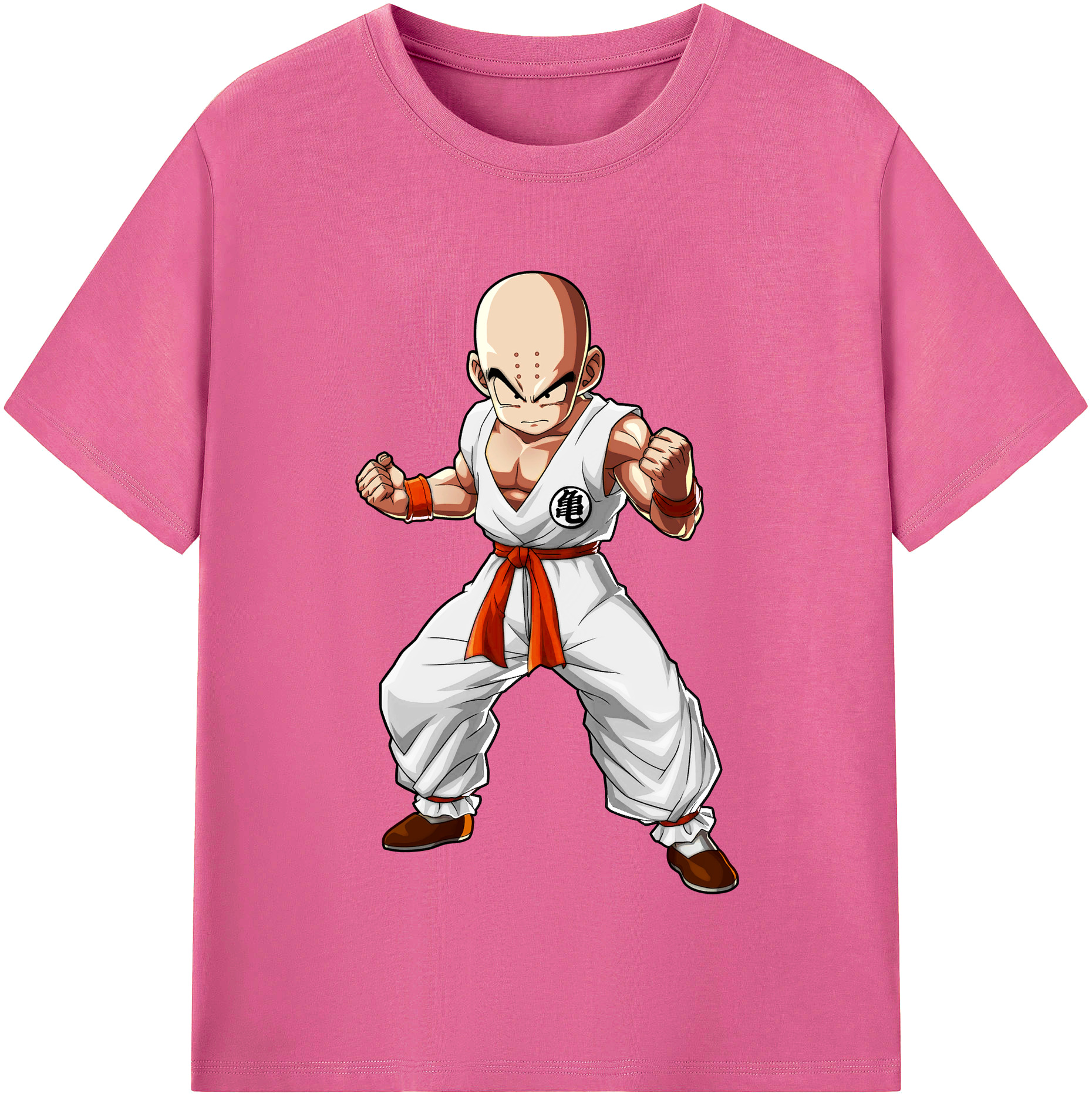 （画像用） ドラゴンボール クリリン DRAGON BALL krillin レディースカジュアルプリントTシャツ（綿100％）