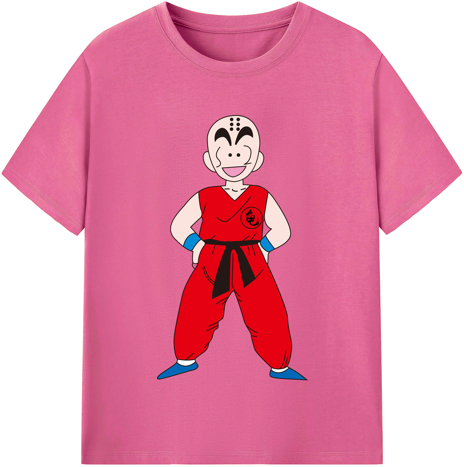 （画像用） ドラゴンボール クリリン DRAGON BALL krillin レディースカジュアルプリントTシャツ（綿100％）