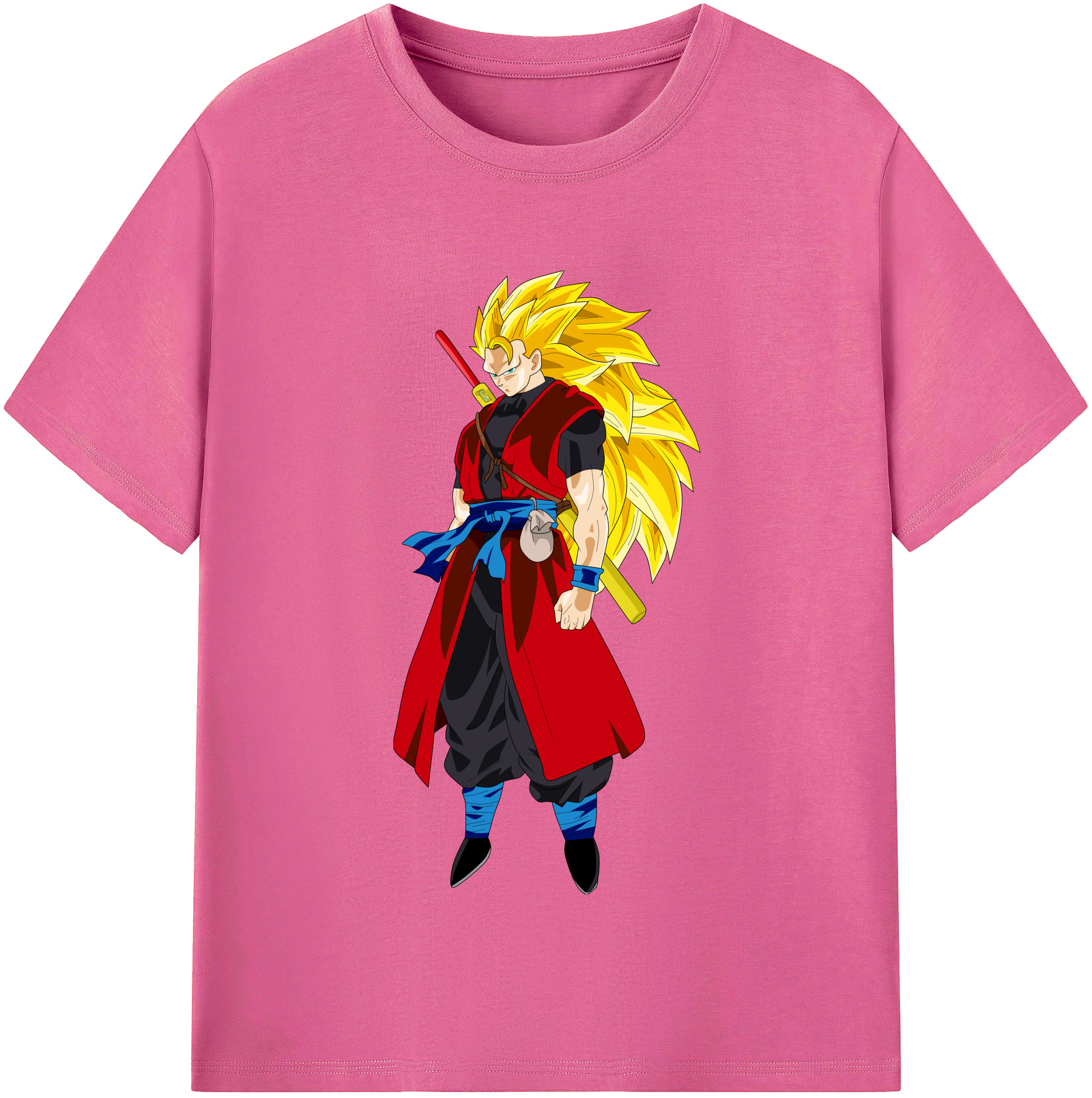（画像用） ドラゴンボール トランクス（Torankusu）DRAGON BALL Trunks レディースカジュアルプリントTシャツ（綿100％）