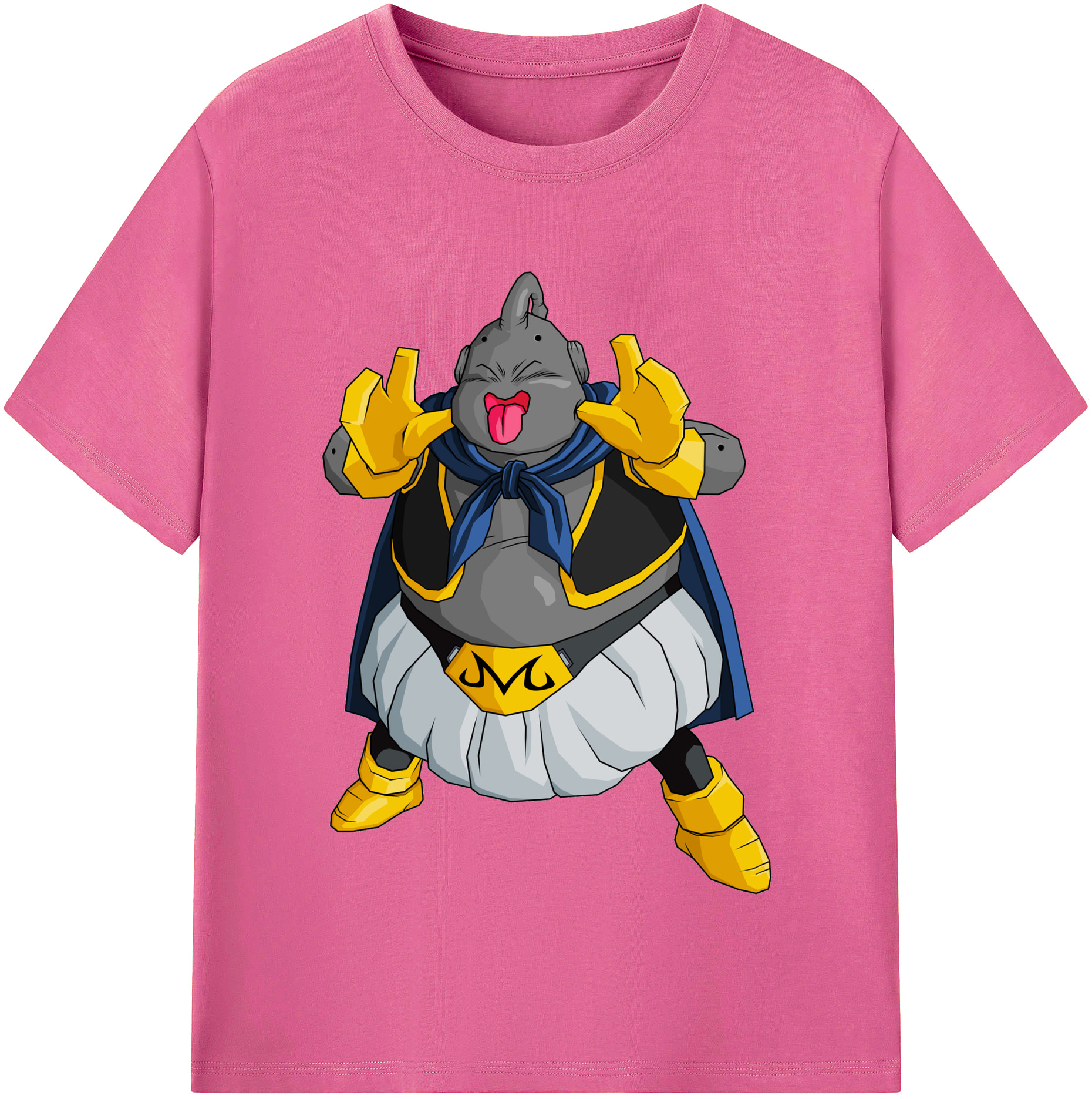 （画像用） ドラゴンボール 魔人ブウ DRAGON BALL Majin Buu レディースカジュアルプリントTシャツ（綿100％）