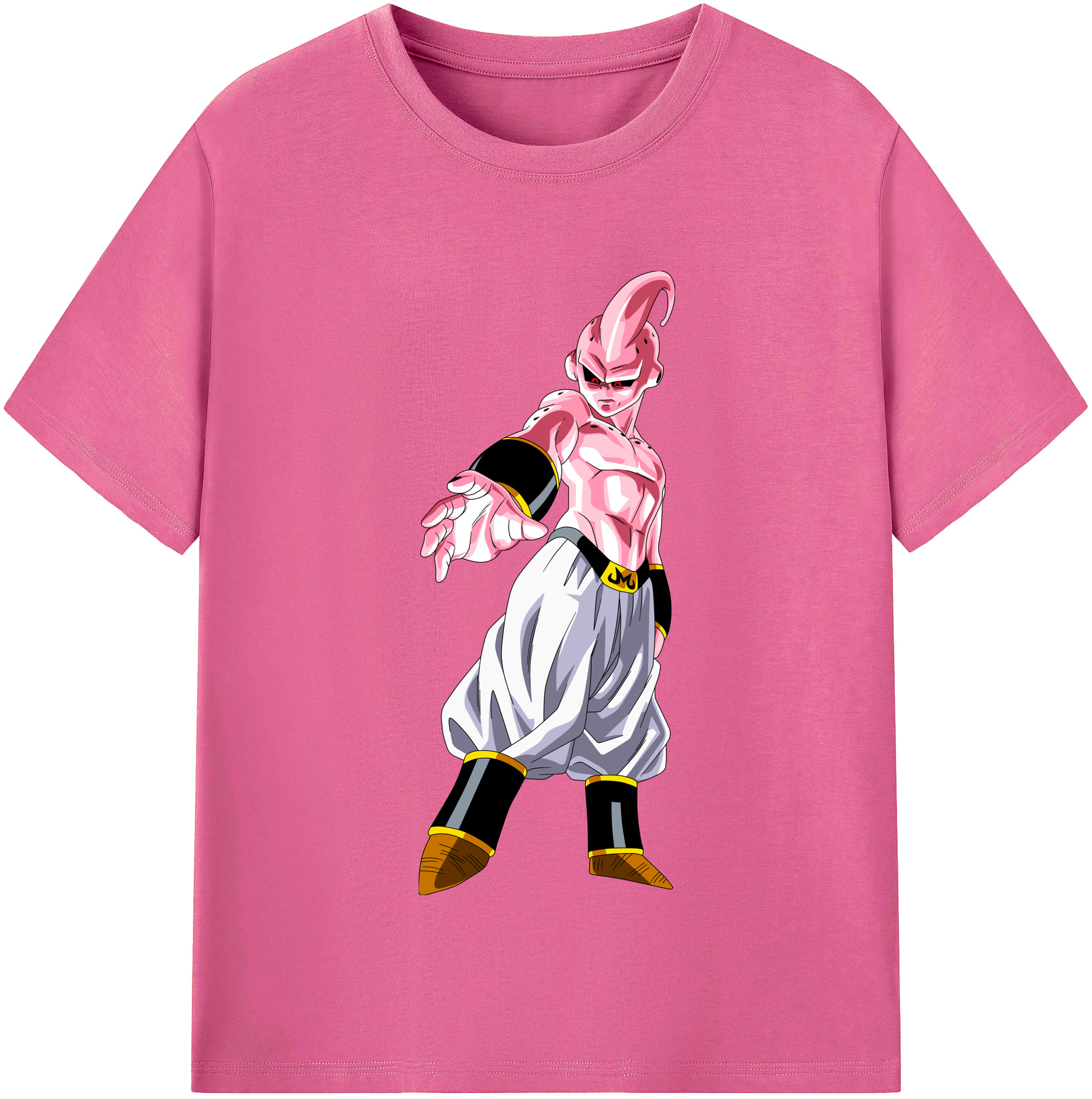 （画像用） ドラゴンボール 魔人ブウ DRAGON BALL Majin Buu レディースカジュアルプリントTシャツ（綿100％）