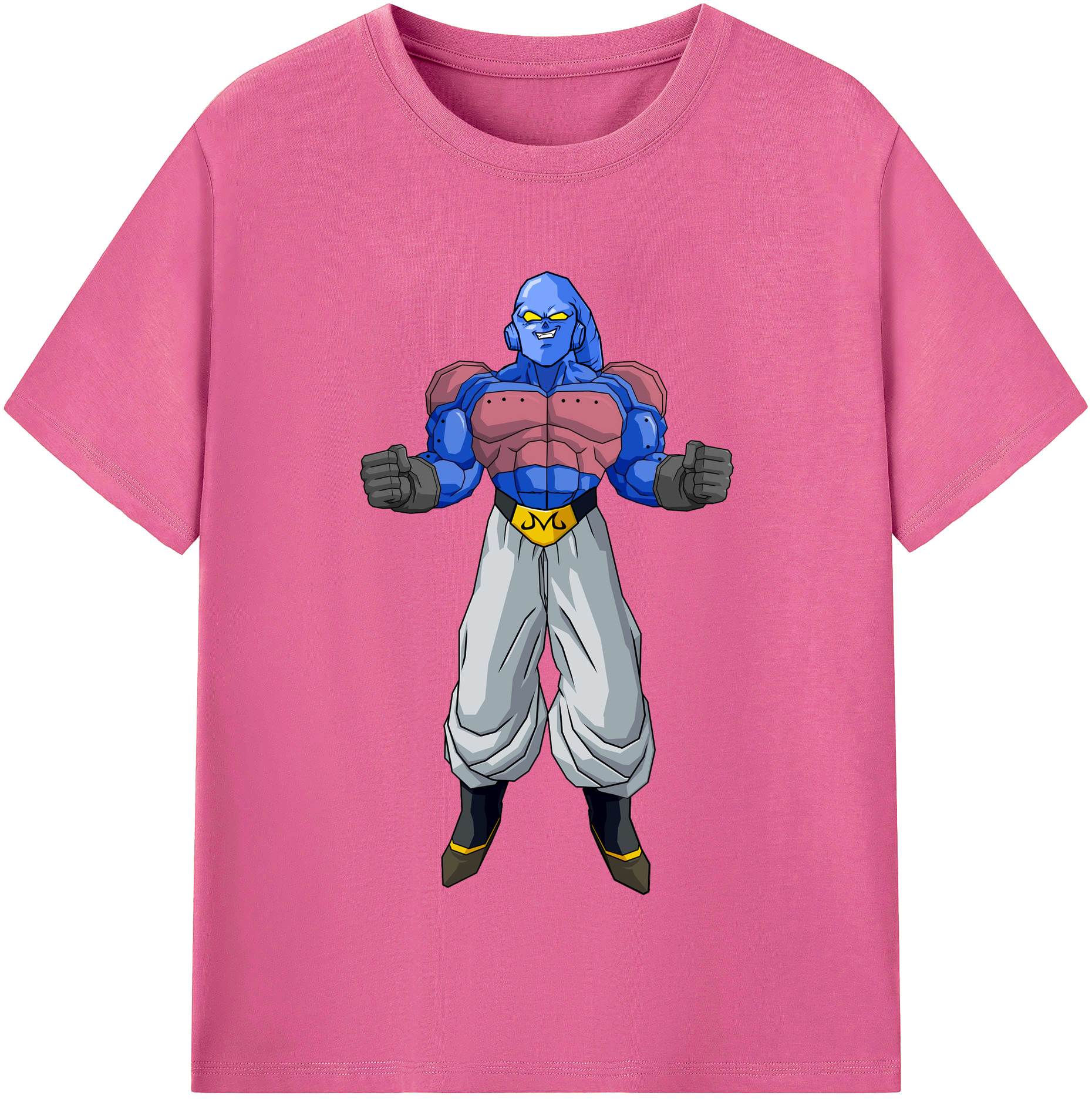 （画像用） ドラゴンボール 魔人ブウ DRAGON BALL Majin Buu レディースカジュアルプリントTシャツ（綿100％）