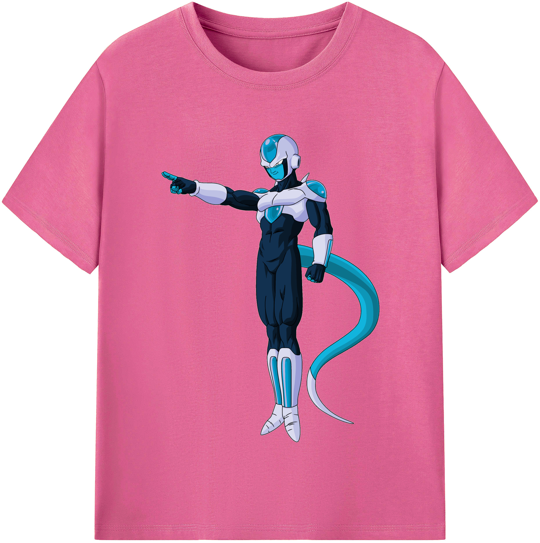 （画像用） ドラゴンボール フリーザ DRAGON BALL Frieza レディースカジュアルプリントTシャツ（綿100％）