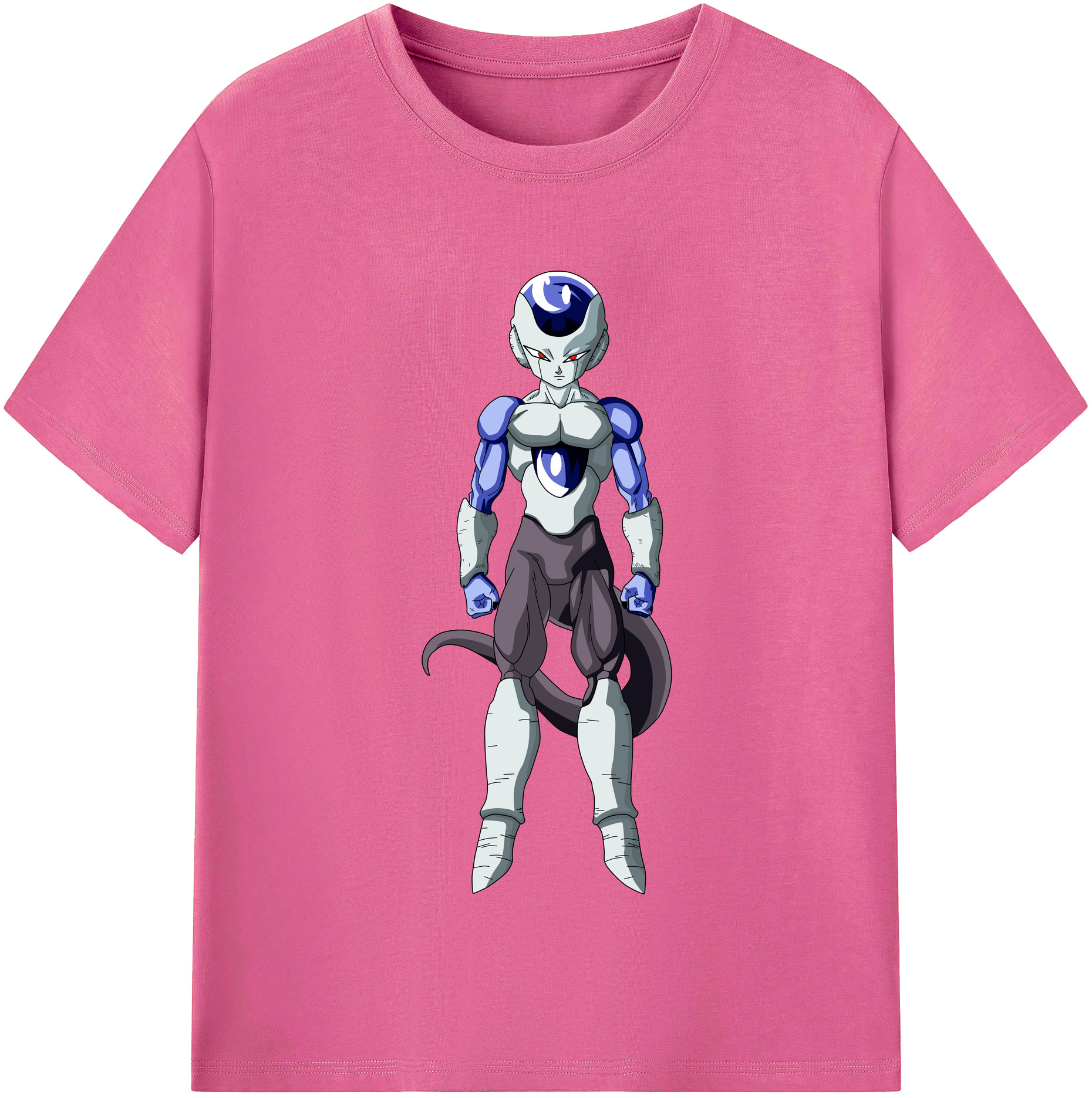 （画像用） ドラゴンボール フリーザ DRAGON BALL Frieza レディースカジュアルプリントTシャツ（綿100％）