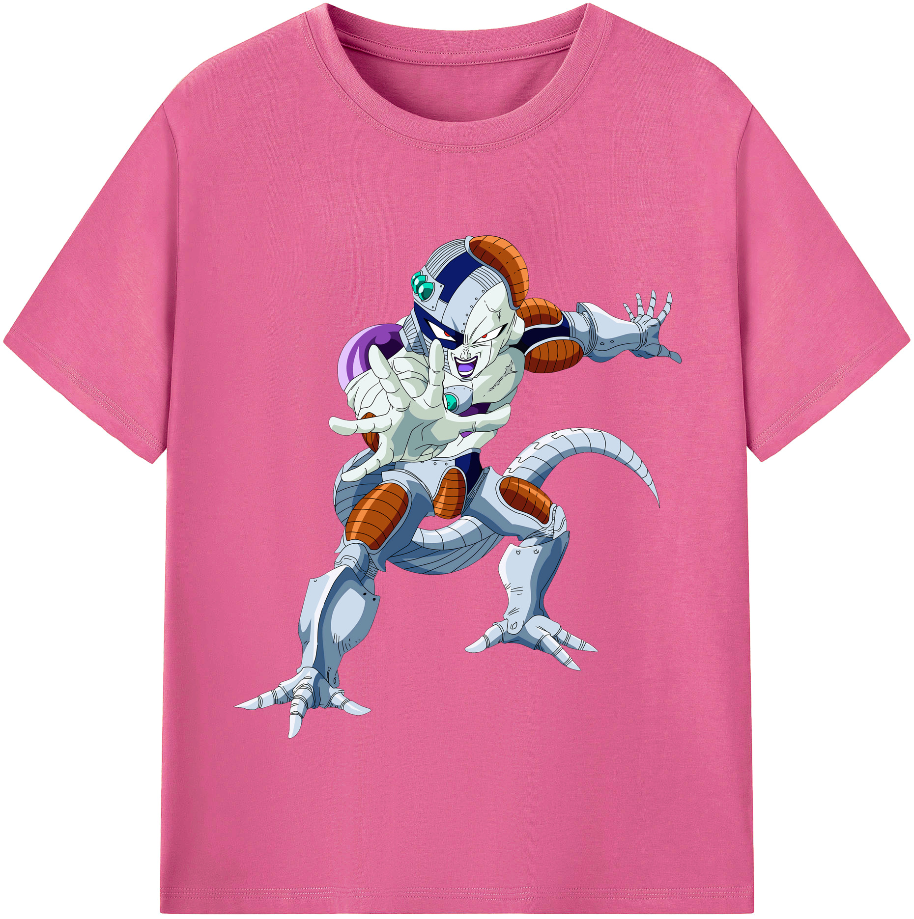 （画像用） ドラゴンボール フリーザ DRAGON BALL Frieza レディースカジュアルプリントTシャツ（綿100％）
