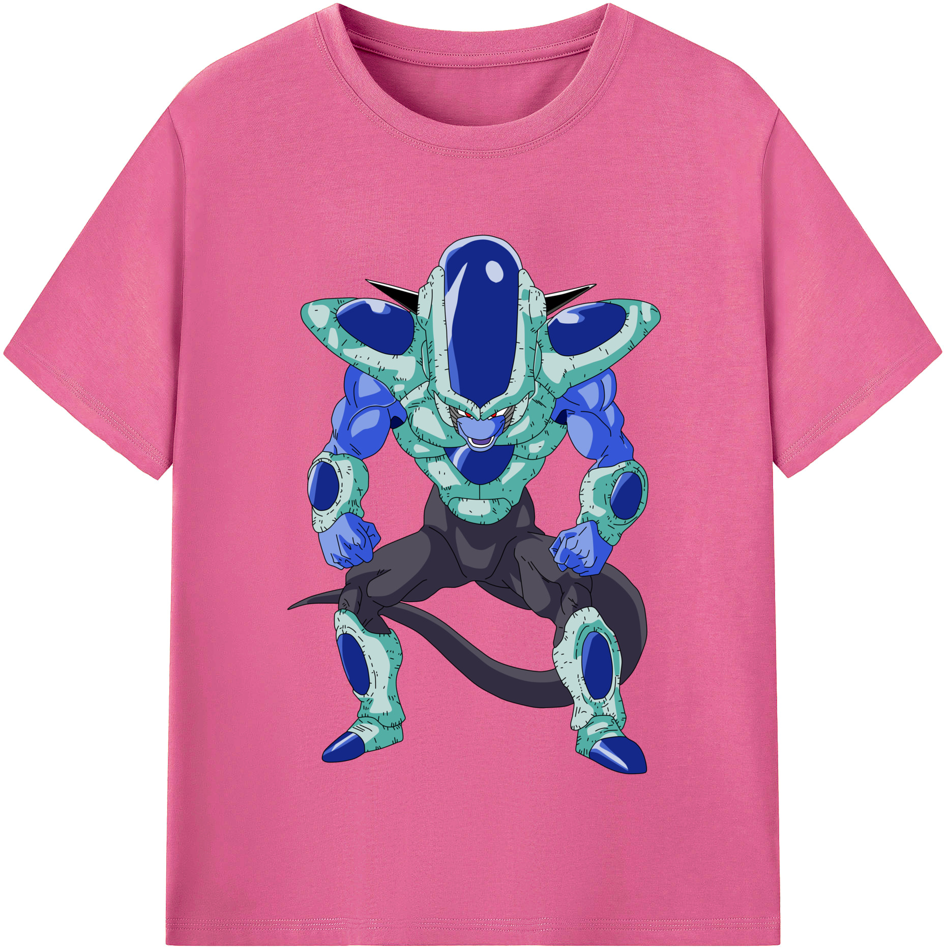 （画像用） ドラゴンボール フリーザ DRAGON BALL Frieza レディースカジュアルプリントTシャツ（綿100％）