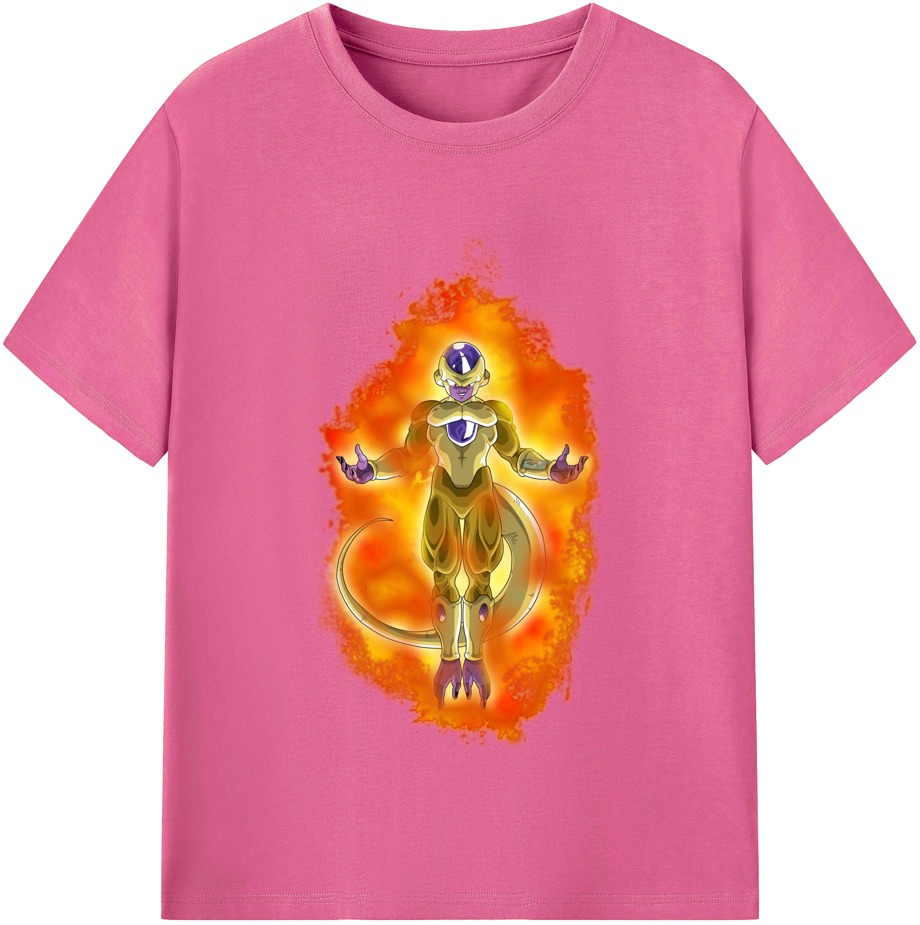 （画像用） ドラゴンボール フリーザ DRAGON BALL Frieza レディースカジュアルプリントTシャツ（綿100％）