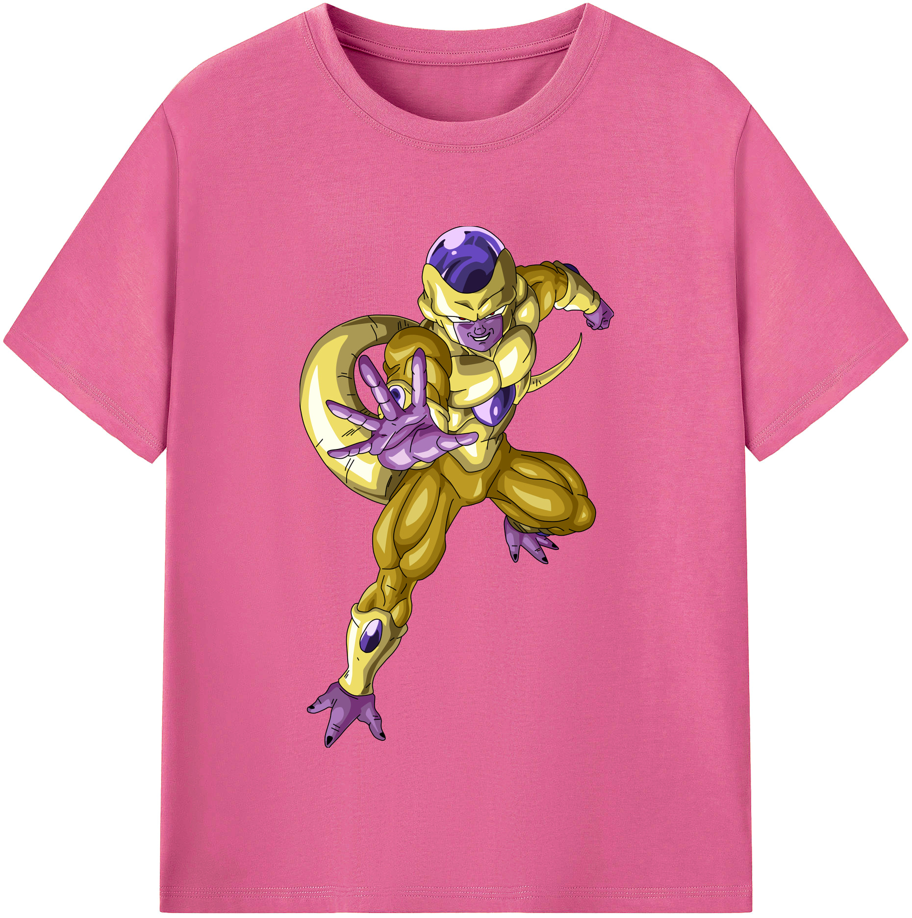（画像用） ドラゴンボール フリーザ DRAGON BALL Frieza レディースカジュアルプリントTシャツ（綿100％）