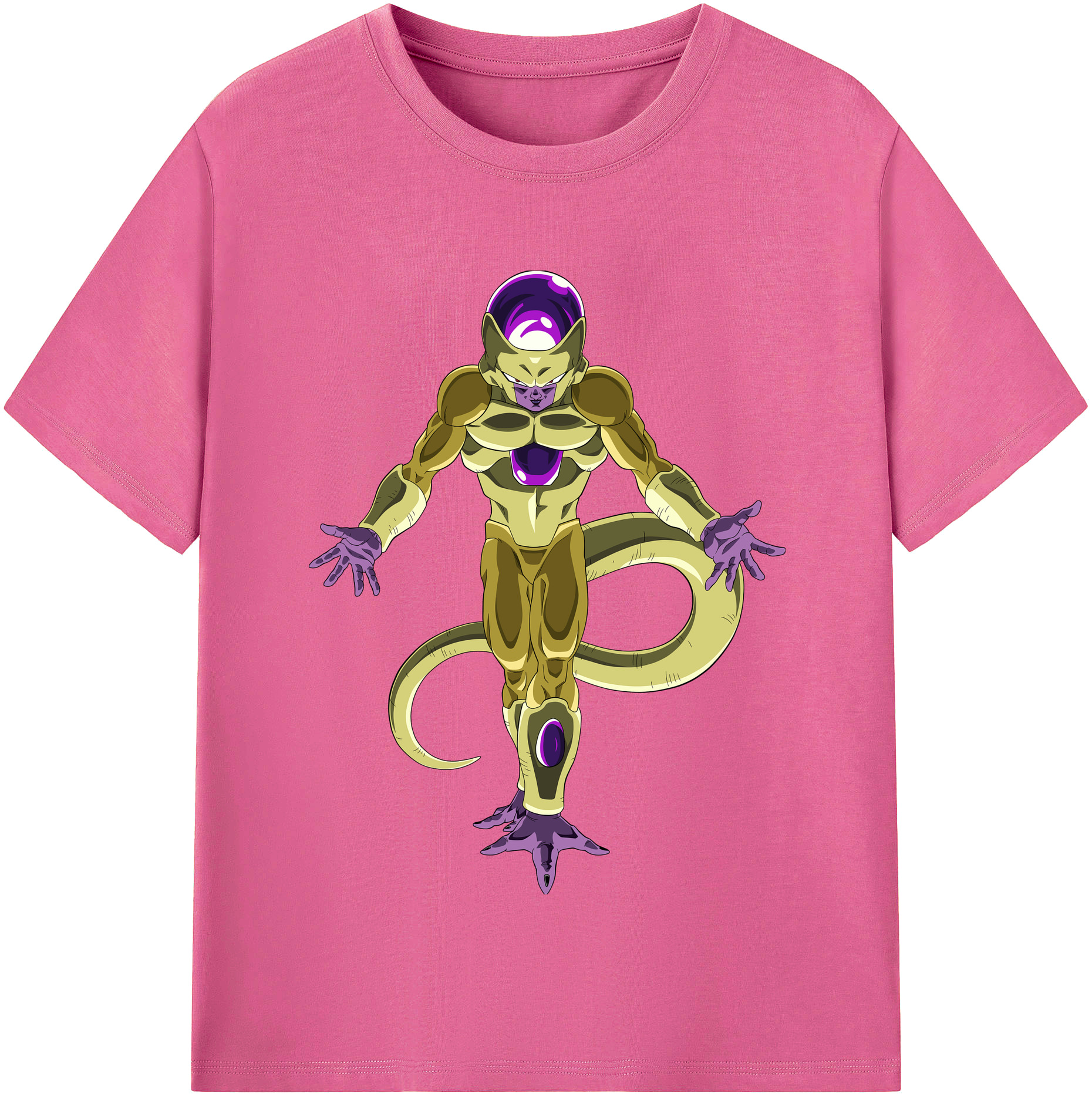（画像用） ドラゴンボール フリーザ DRAGON BALL Frieza レディースカジュアルプリントTシャツ（綿100％）