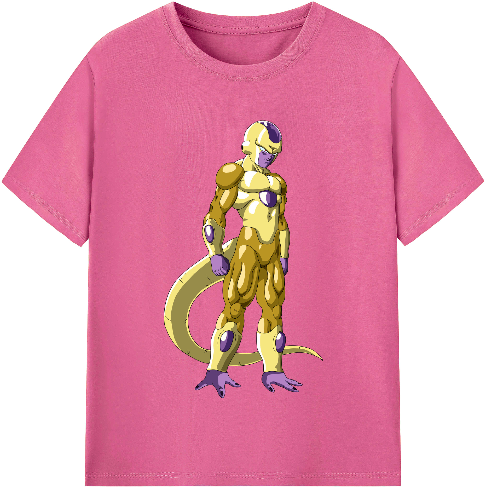 （画像用） ドラゴンボール フリーザ DRAGON BALL Frieza レディースカジュアルプリントTシャツ（綿100％）