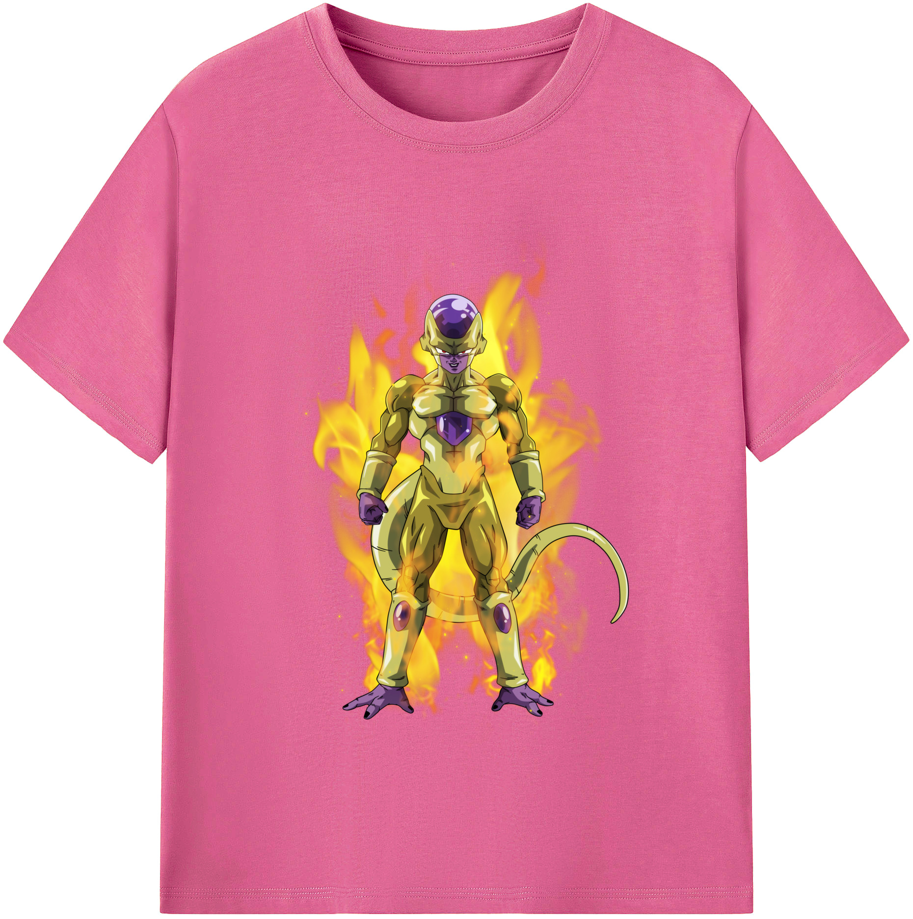 （画像用） ドラゴンボール フリーザ DRAGON BALL Frieza レディースカジュアルプリントTシャツ（綿100％）