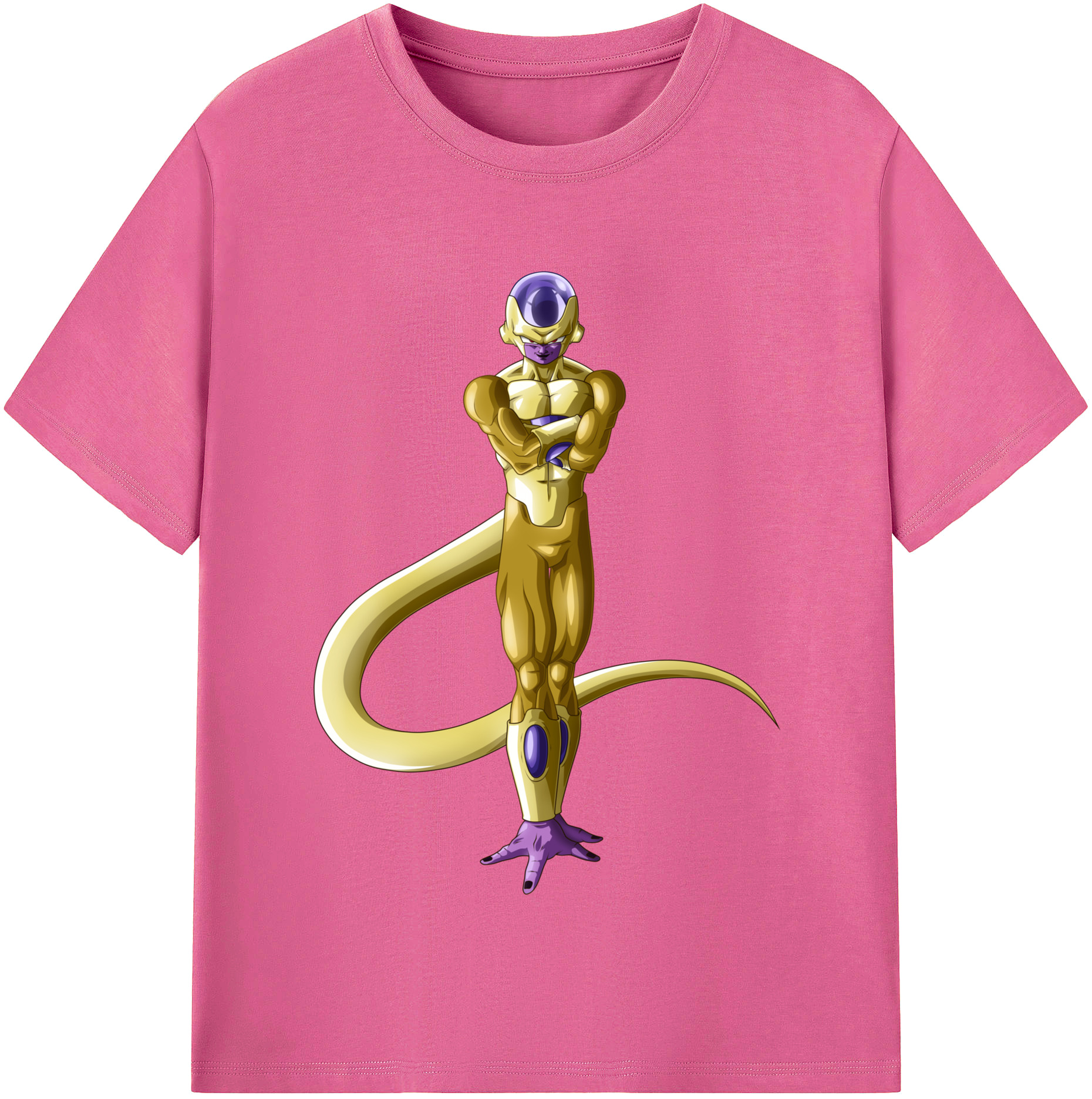（画像用） ドラゴンボール フリーザ DRAGON BALL Frieza レディースカジュアルプリントTシャツ（綿100％）