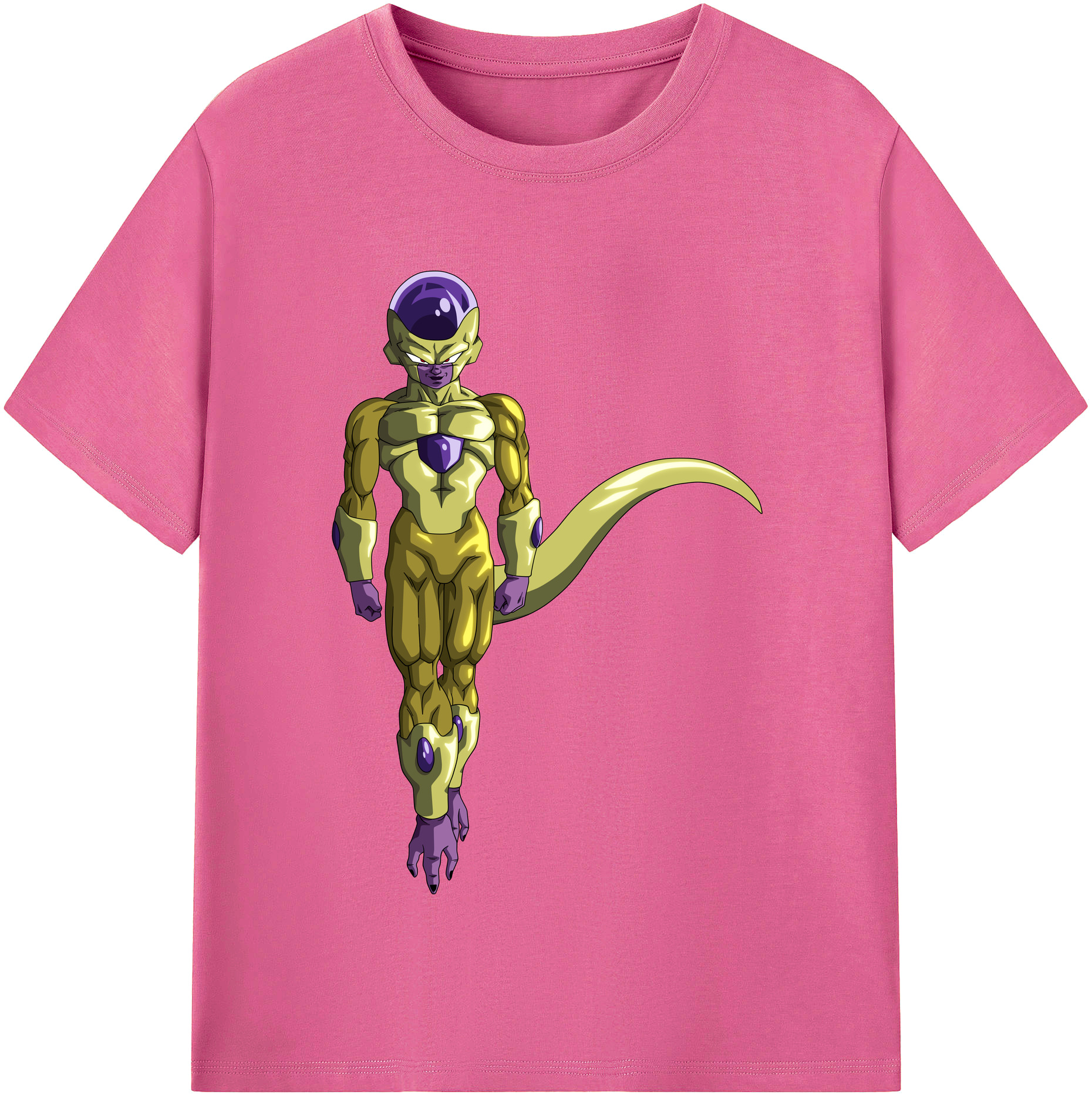 （画像用） ドラゴンボール フリーザ DRAGON BALL Frieza レディースカジュアルプリントTシャツ（綿100％）
