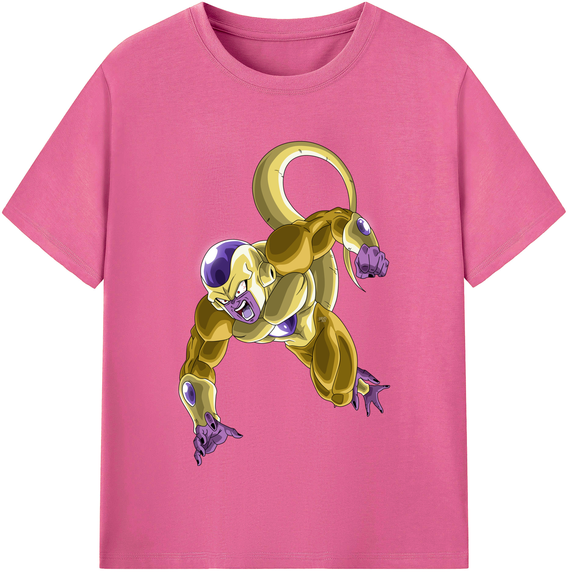 （画像用） ドラゴンボール フリーザ DRAGON BALL Frieza レディースカジュアルプリントTシャツ（綿100％）