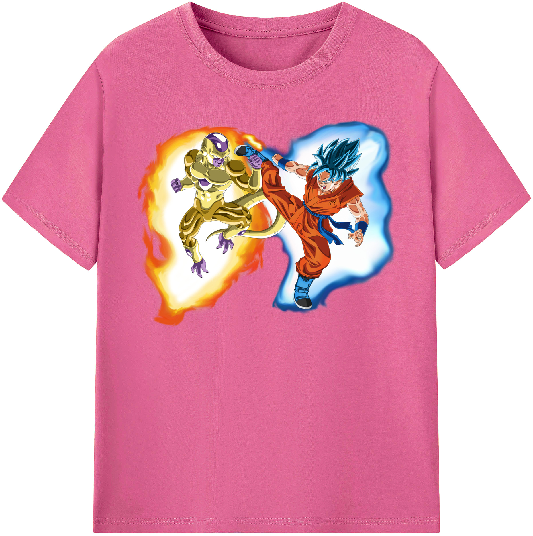 （画像用） ドラゴンボール フリーザ DRAGON BALL Frieza レディースカジュアルプリントTシャツ（綿100％）
